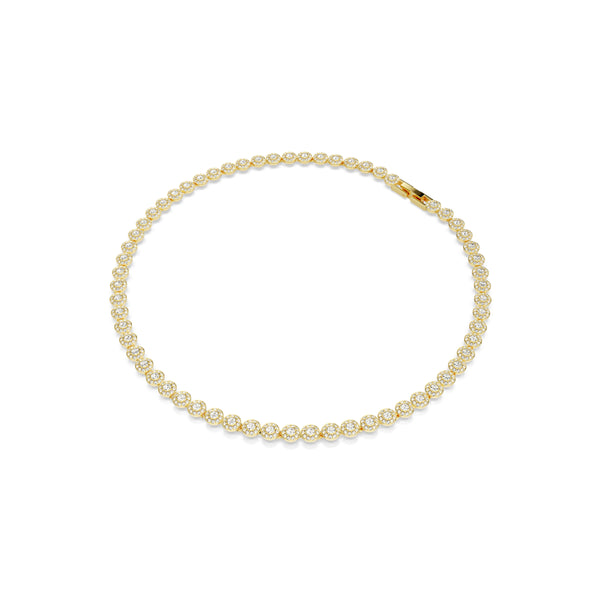 Una Angelic Set, Yuvarlak Kesim, Beyaz, Altin Rengi Kaplama