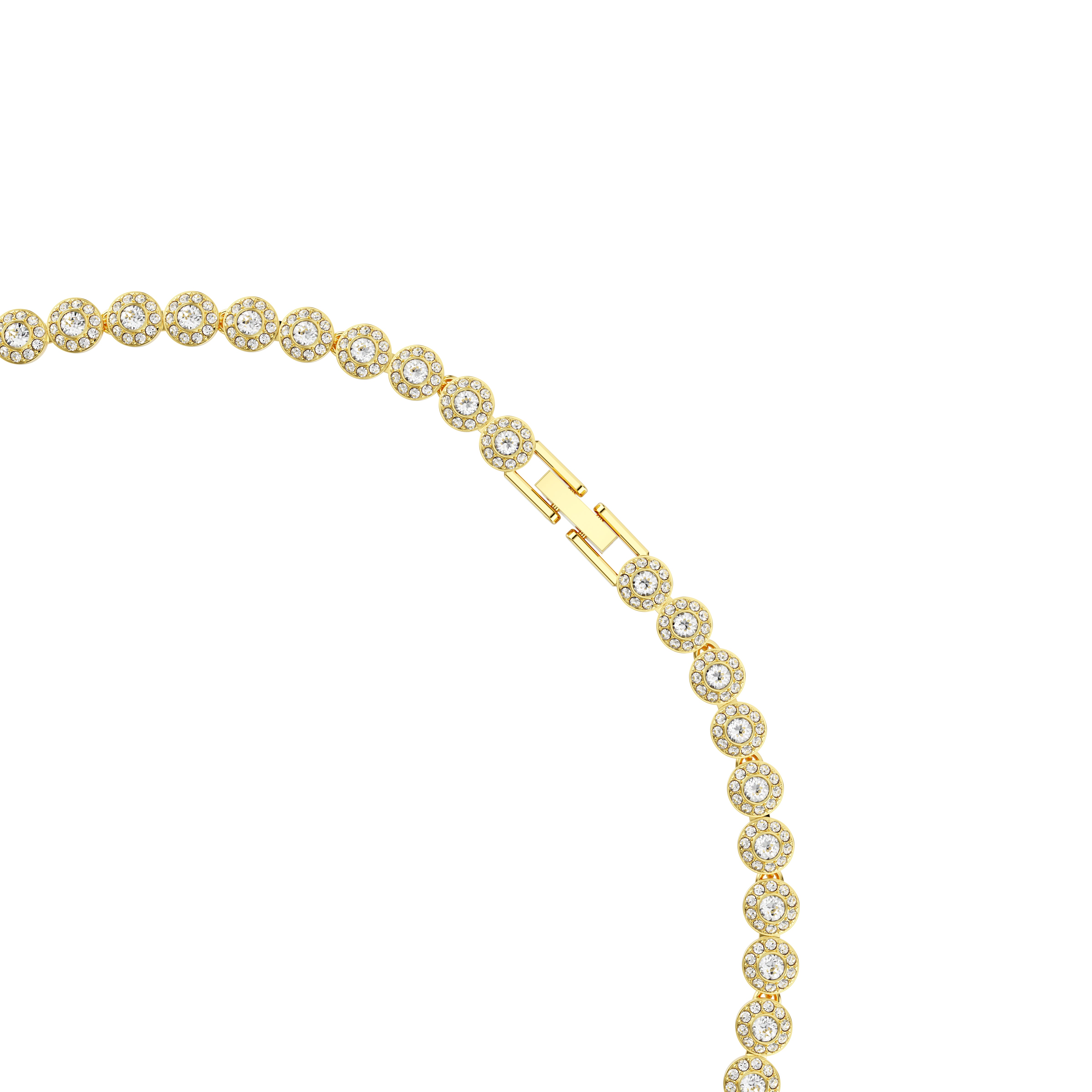 Una Angelic Set, Yuvarlak Kesim, Beyaz, Altin Rengi Kaplama