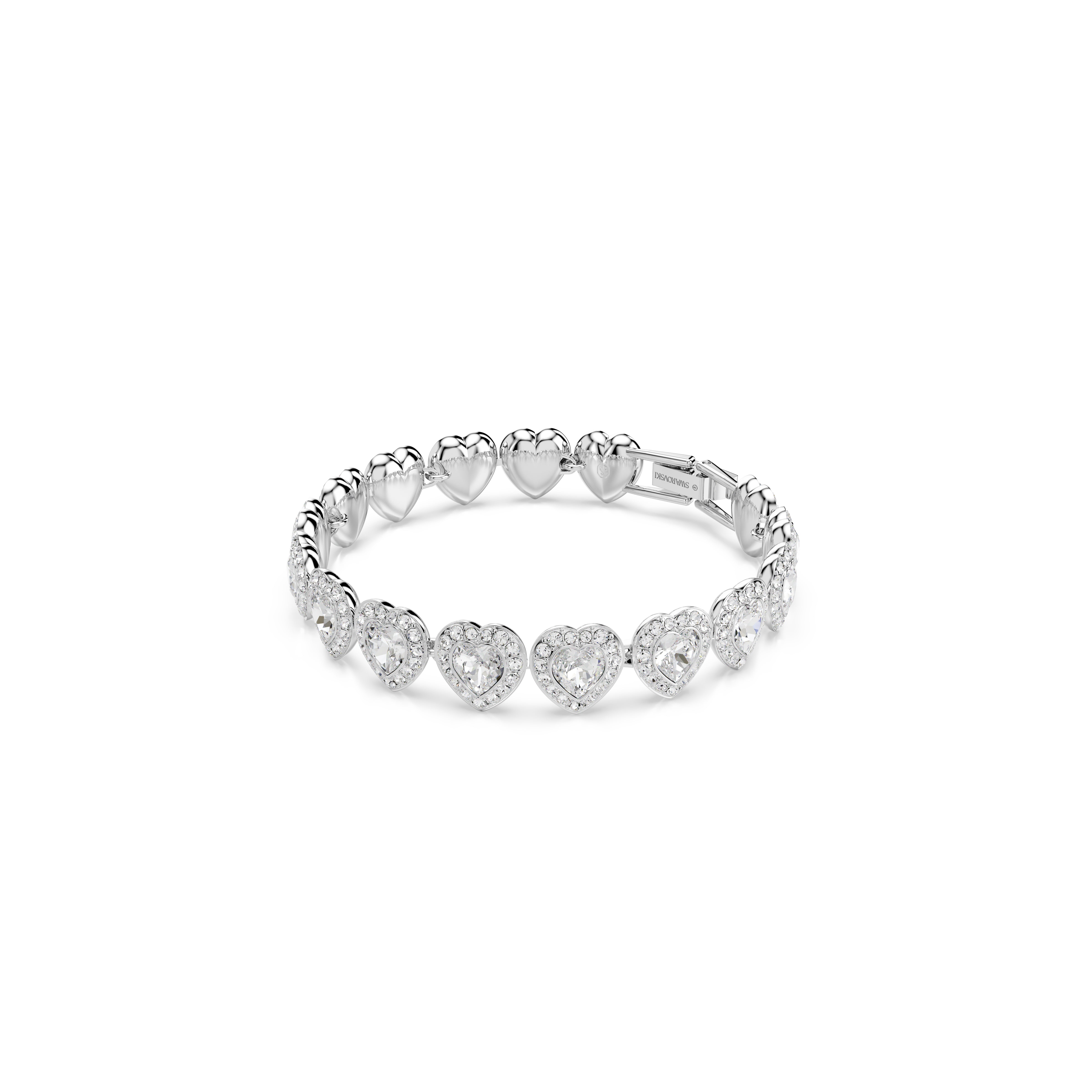 Ariana Grande x Swarovski Capsule Angelic Bileklik, Beyaz, Rodyum Kaplama, S