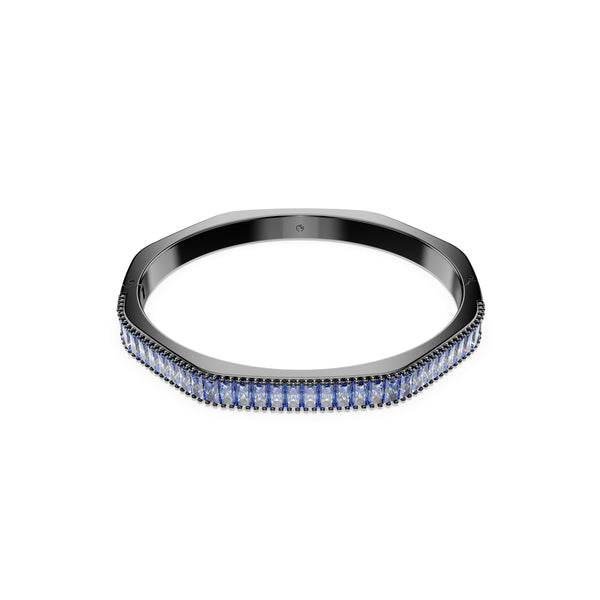Matrix Bangle Bileklik Bileklik, Baget Kesim, Mavi, Rutenyum Kaplama