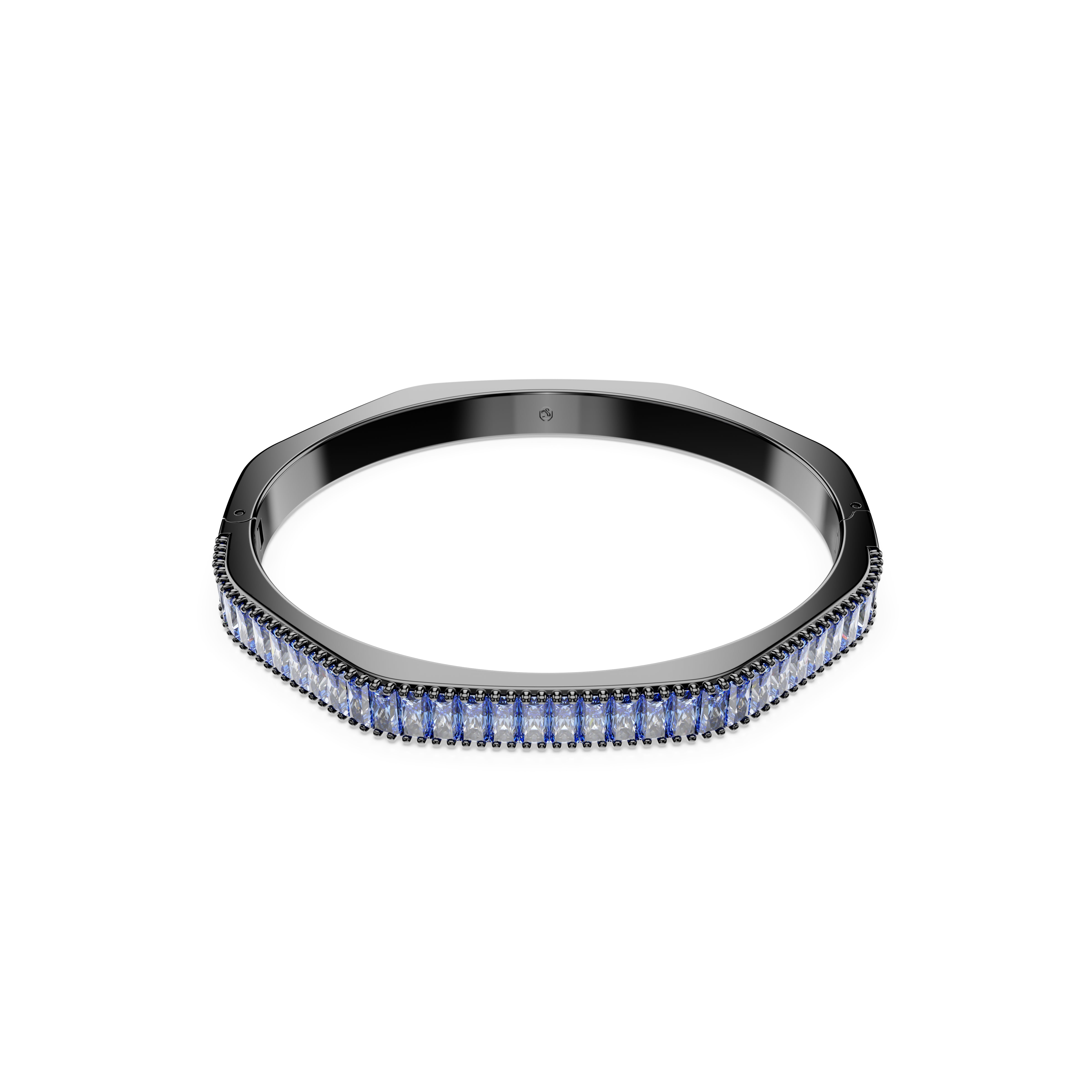 Matrix Bangle Bileklik Bileklik, Baget Kesim, Mavi, Rutenyum Kaplama, L