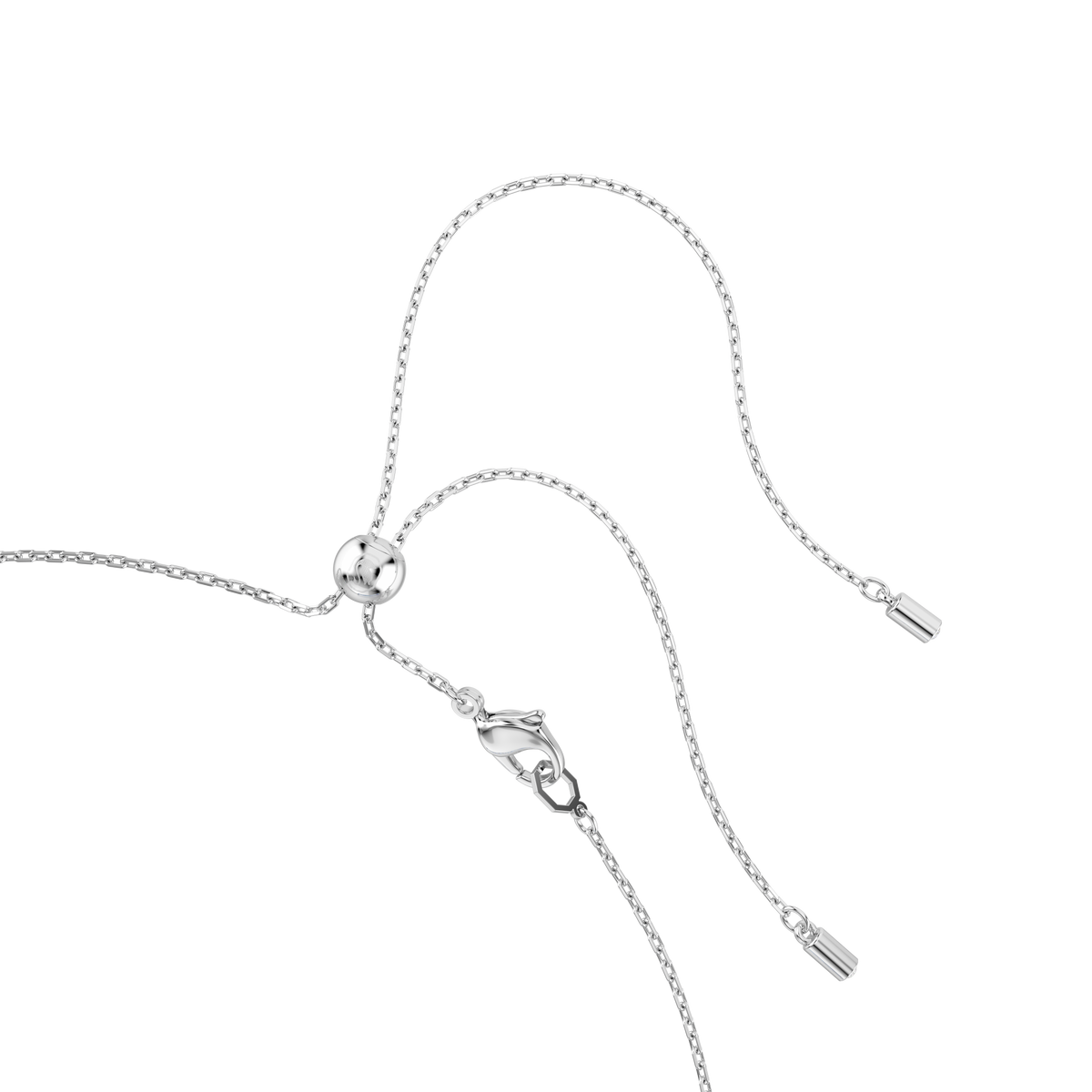 Matrix Choker Kolye, Karışık Kesim, Mavi, Rodyum kaplama