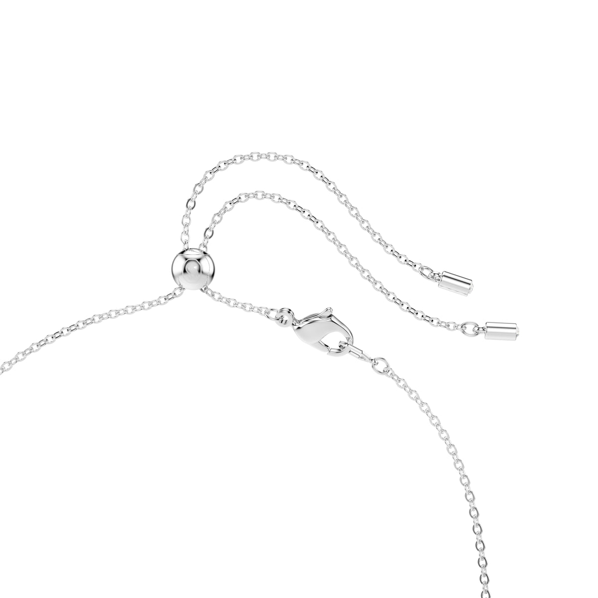 Constella Kolye, Karışık Kesim, Beyaz, Rodyum Kaplama