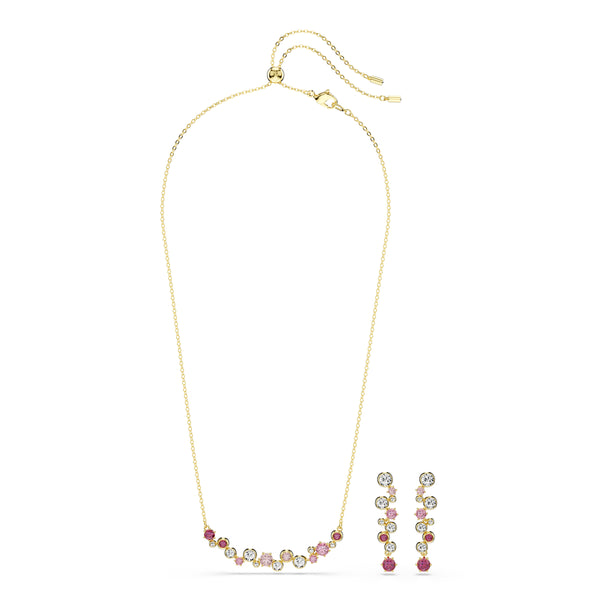 Constella Set, Karişik Kesim, Çok Renkli, Sari Altin Rengi Kaplama