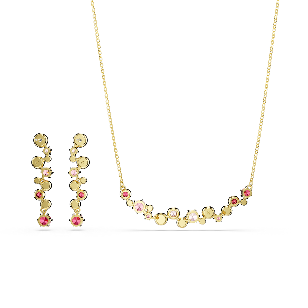 Constella Set, Karışık Kesim, Çok Renkli, Sarı Altın Rengi Kaplama