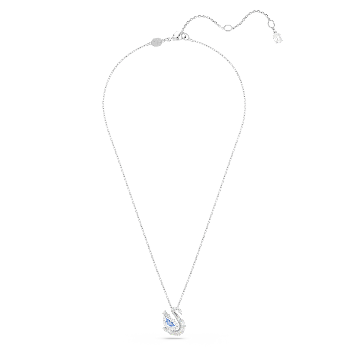 Swan Kolye, Karışık Kesim, Kuğu, Mavi