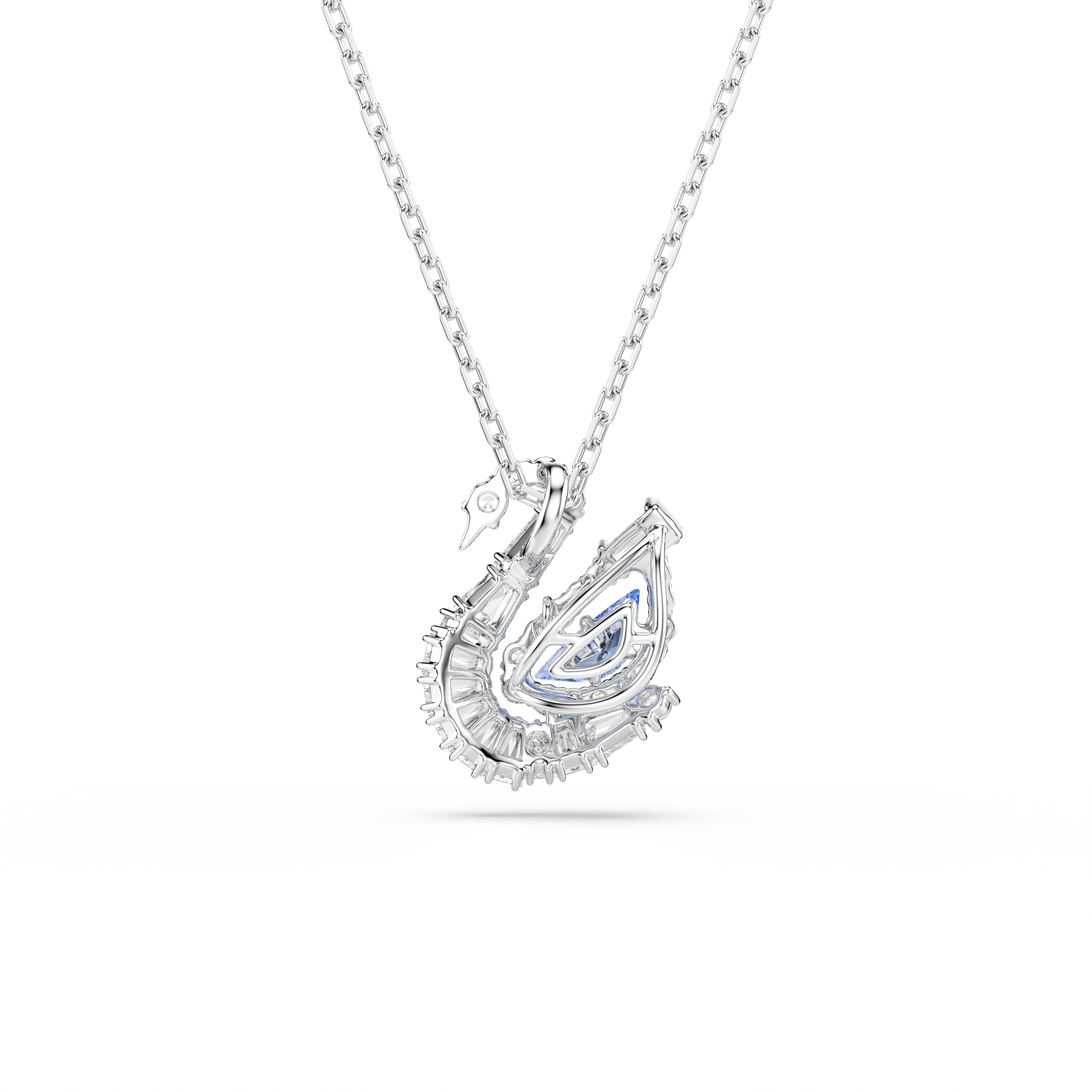 Swan Kolye, Karışık Kesim, Kuğu, Mavi