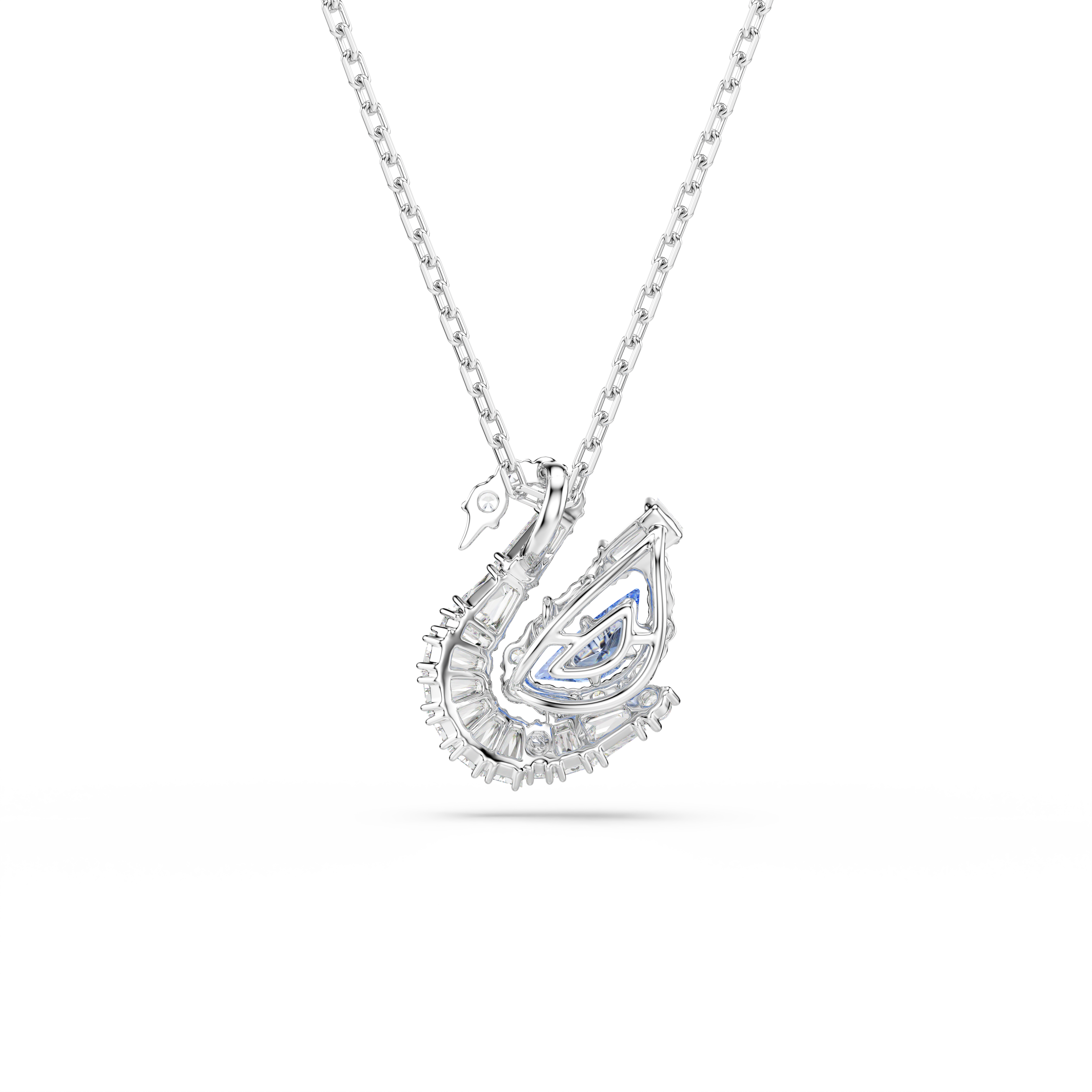 Swan Kolye, Karışık Kesim, Kuğu, Mavi