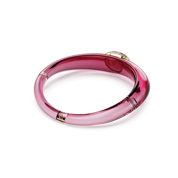 Dulcis Gerdanlik, Octagon Kesim, Pavé, Pembe, Altin Rengi Kaplama