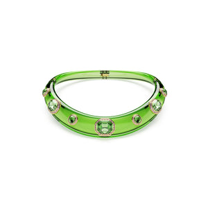 Dulcis Choker Kolye, Karişik Kesim, Yeşil, Sari Altin Rengi Kaplama
