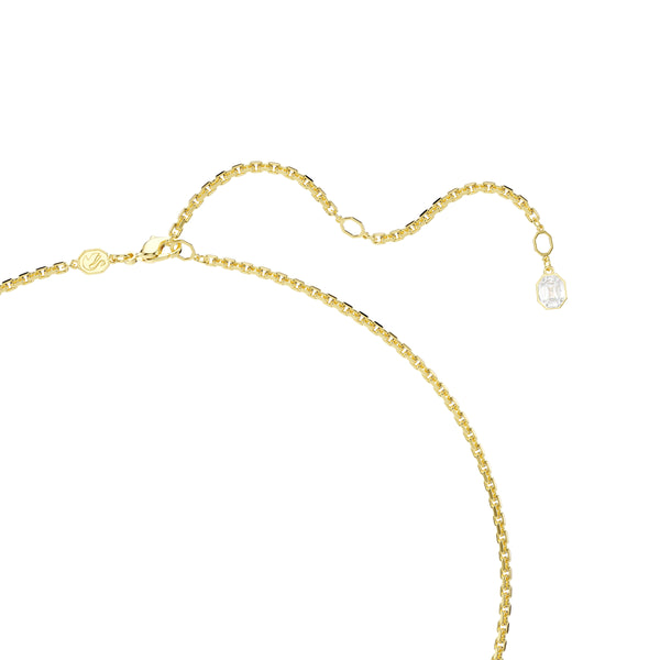 Millenia Kolye, Sekizgen Kesim, Karamel, Altin Rengi Kaplama