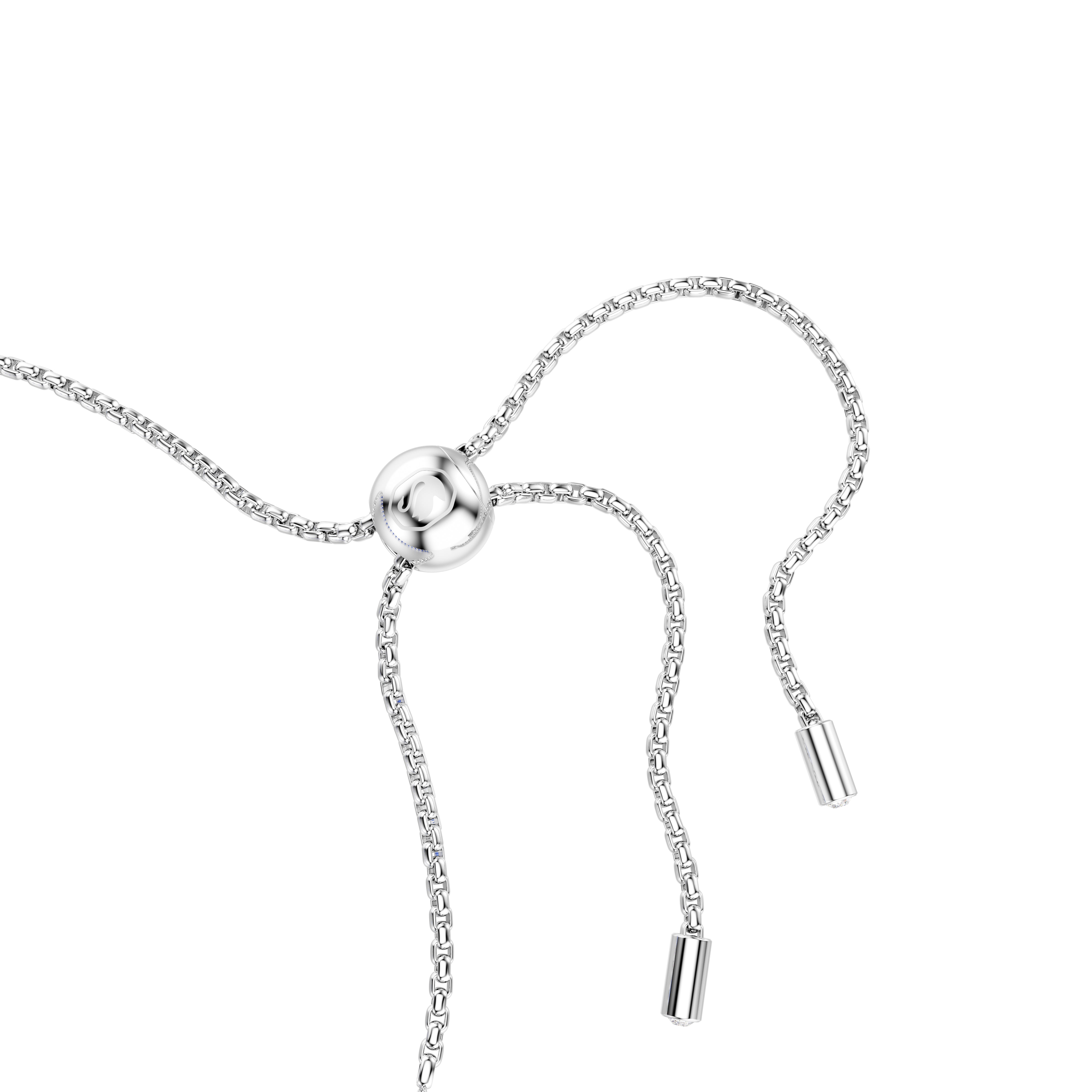 Matrix Tennis Bileklik, Karişik Yuvarlak Kesimler, Mavi, Rodyum Kaplama