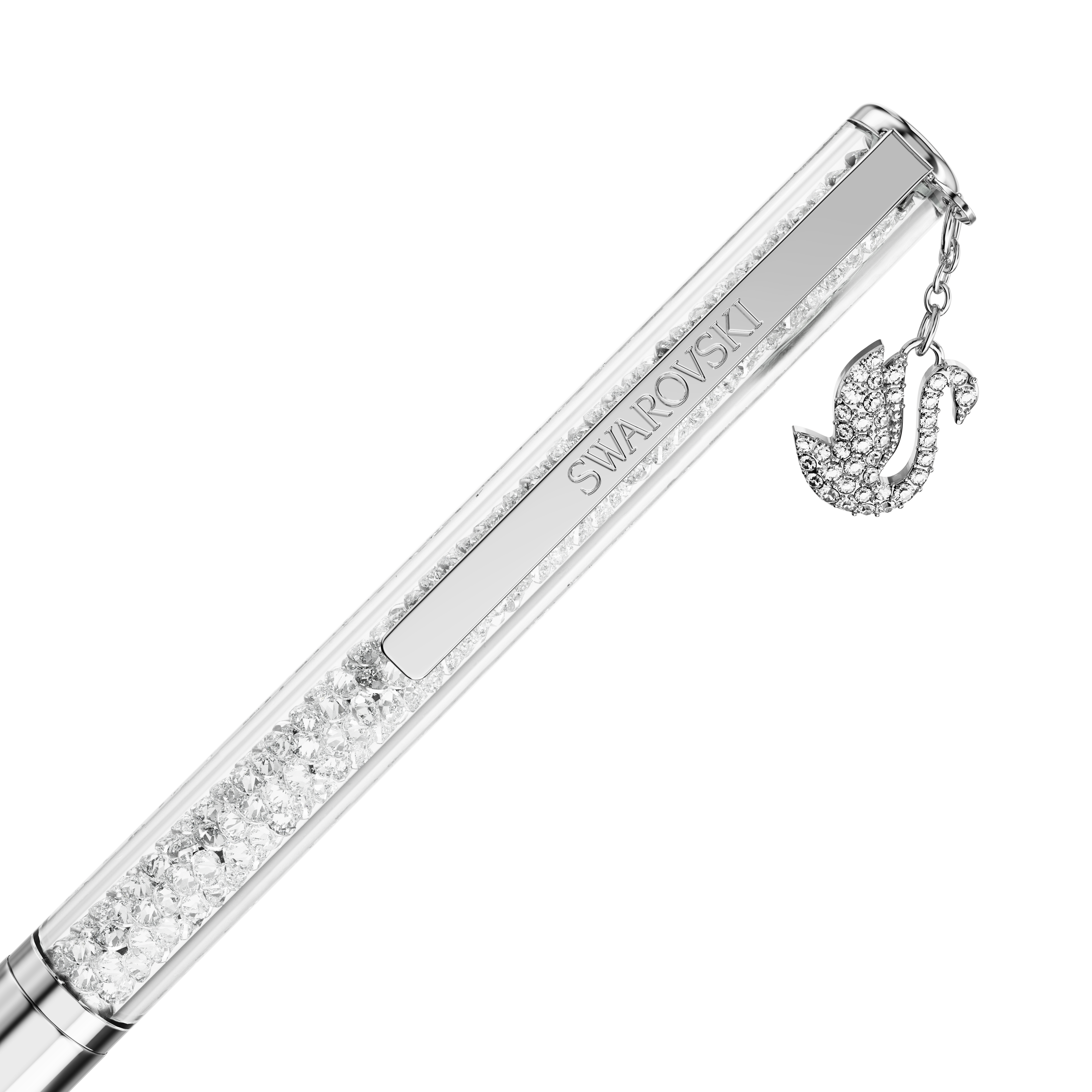 Crystalline Tükenmez Kalem, Kuğu, Krom Kaplama