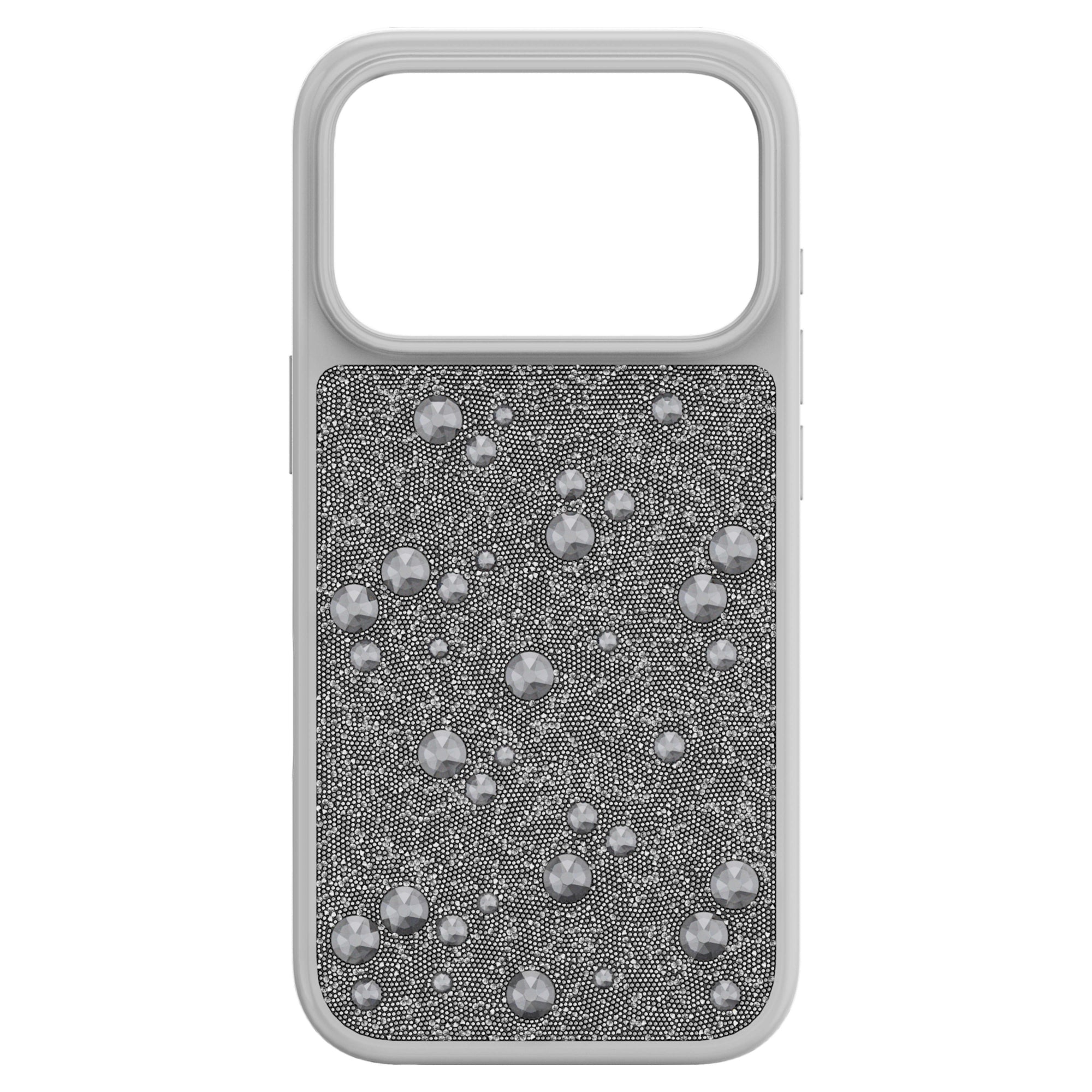 High Akıllı Telefon Kılıfı, Flat Back Kristaller, iPhone® 17 Pro, Gümüş Rengi, 17 PRO