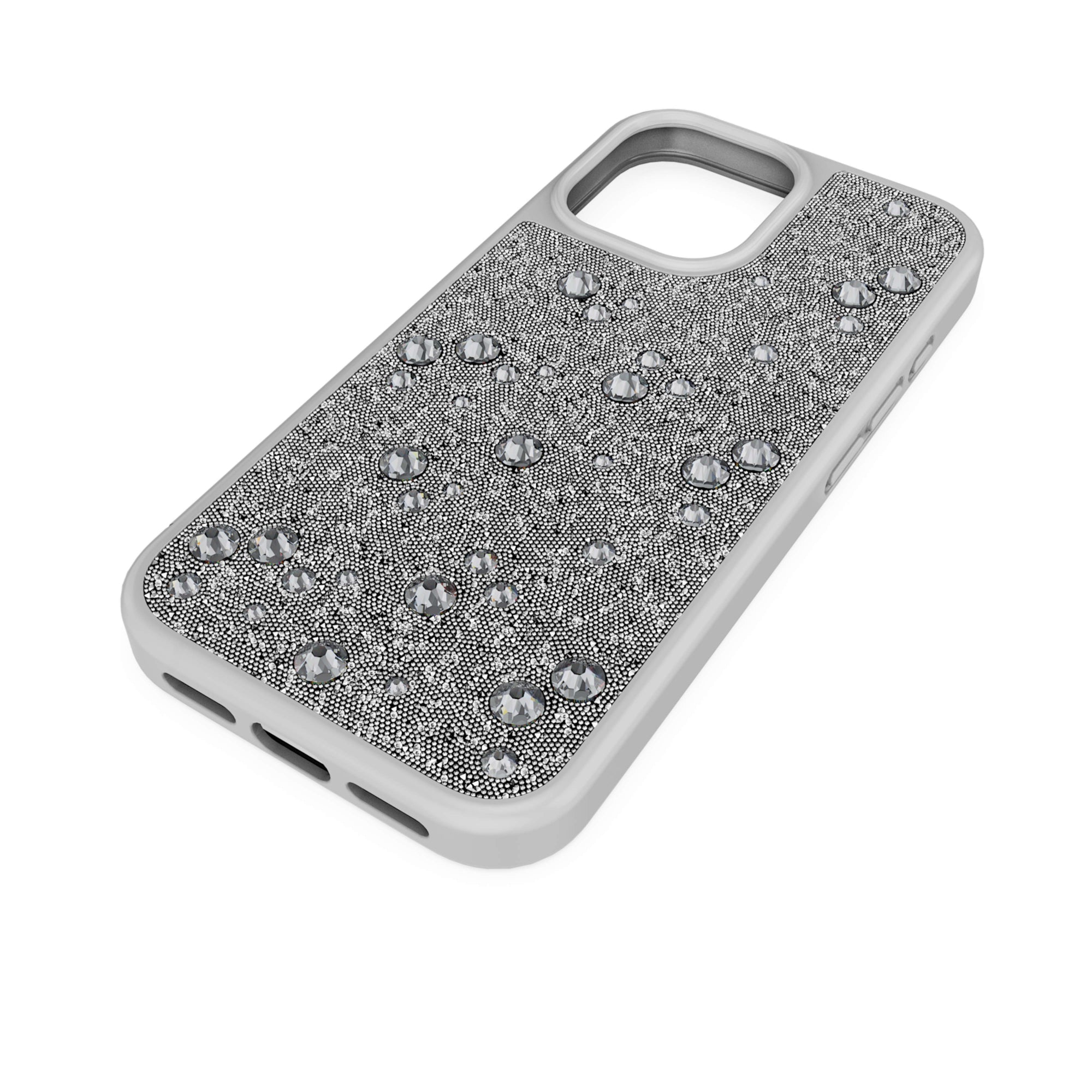 High Akıllı Telefon Kılıfı, Flat Back Kristaller, iPhone® 17, Gümüş Rengi, 17