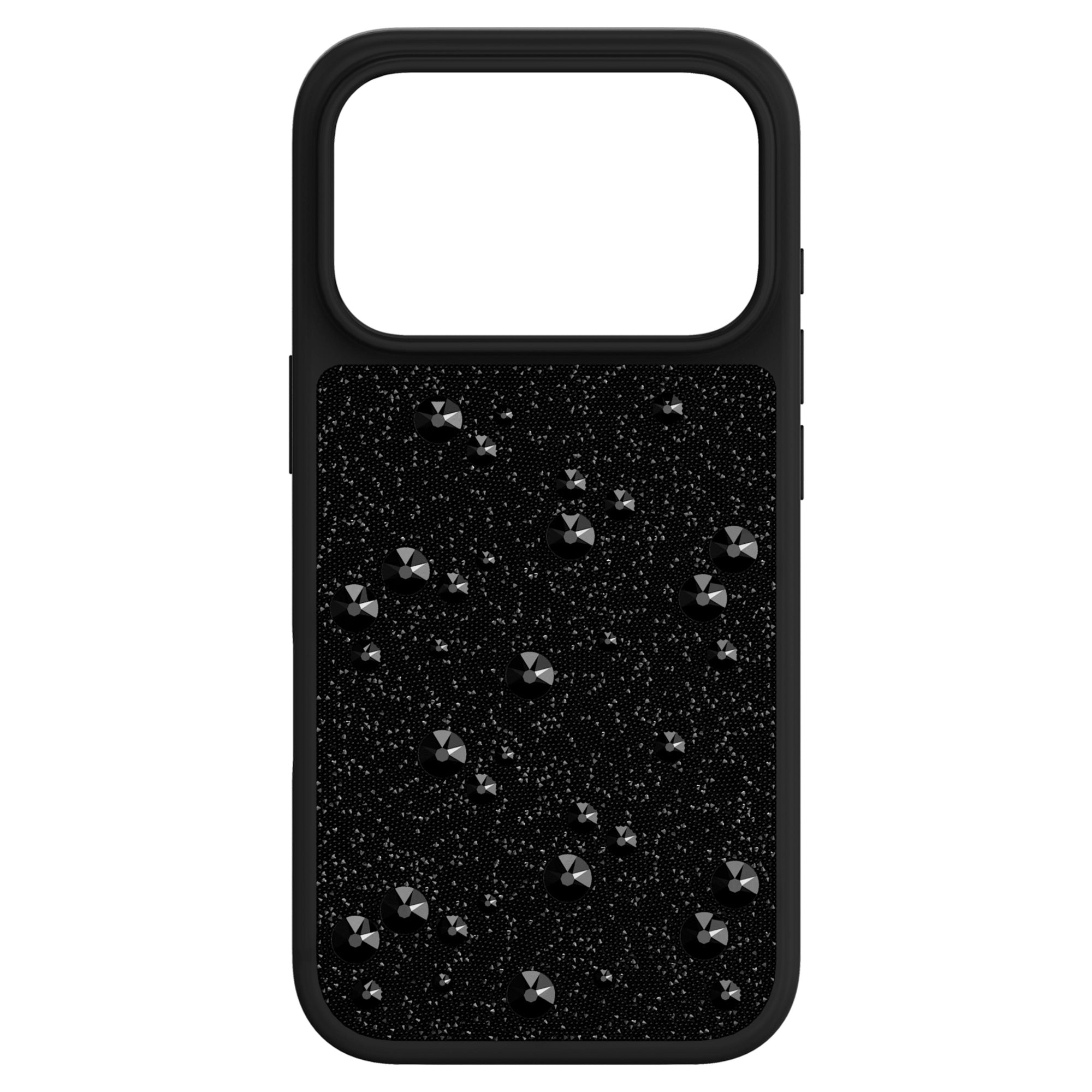 High Akıllı Telefon Kılıfı, Flat Back Kristaller, iPhone® 17 Pro, Siyah, 17