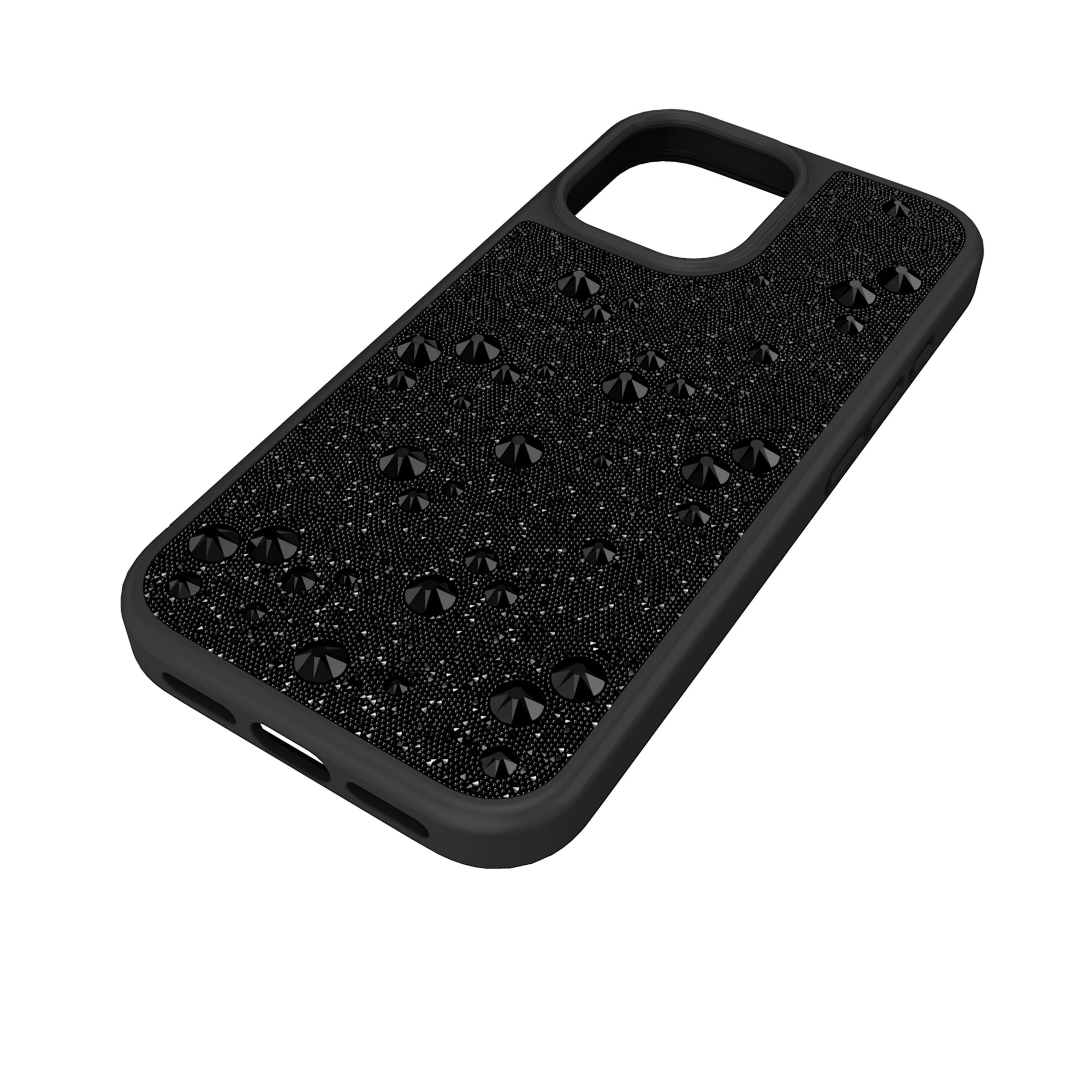 High Akıllı Telefon Kılıfı, Flat Back Kristaller, iPhone® 17, Siyah, 17