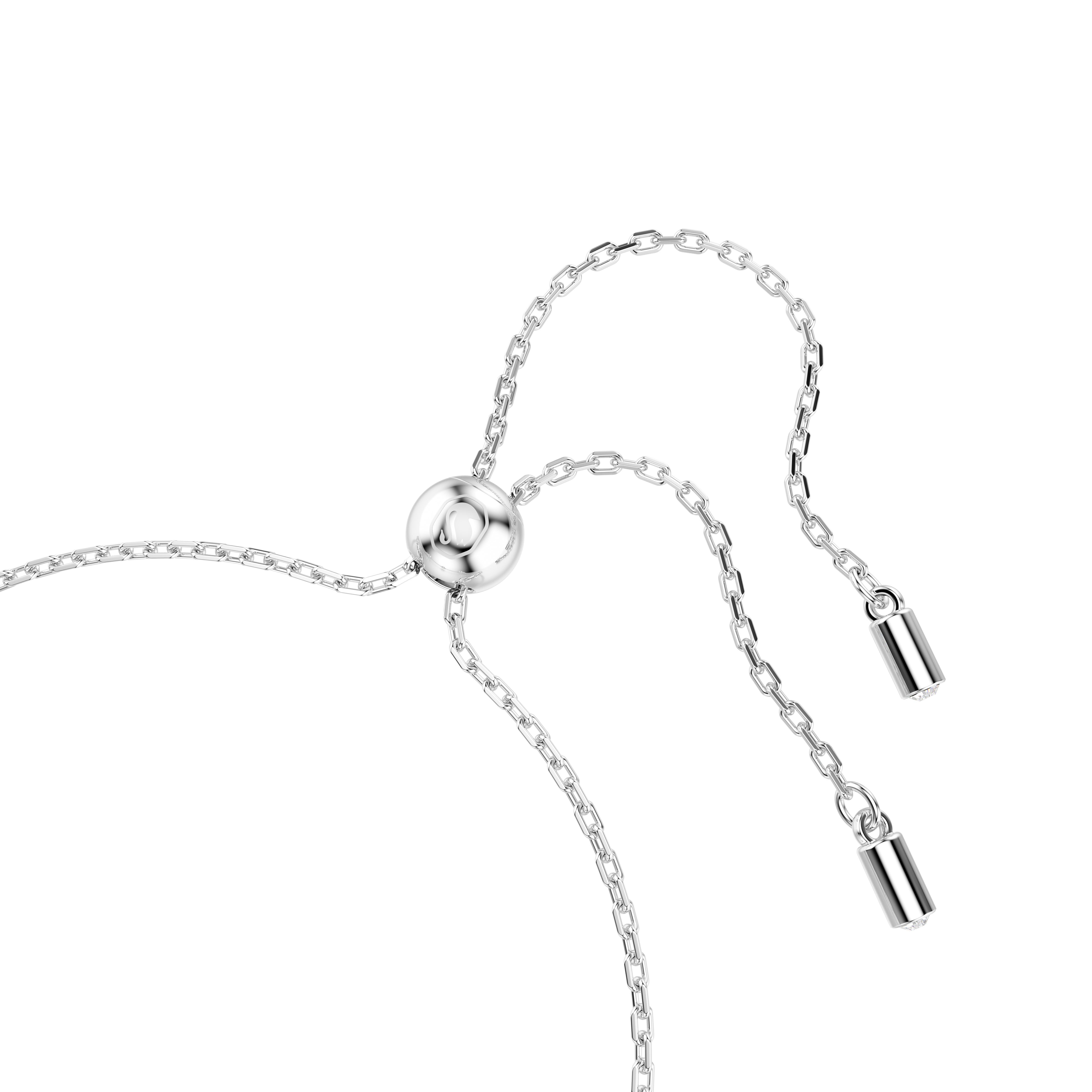 Una Angelic Bileklik, Yuvarlak Kesim, Çift Tarafli Motifler, Beyaz, Rodyum Kaplama