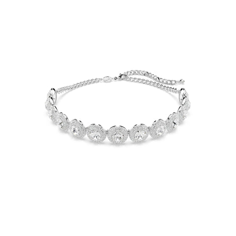 Una Angelic Gerdanlik, Beyaz, Rodyum Kaplama