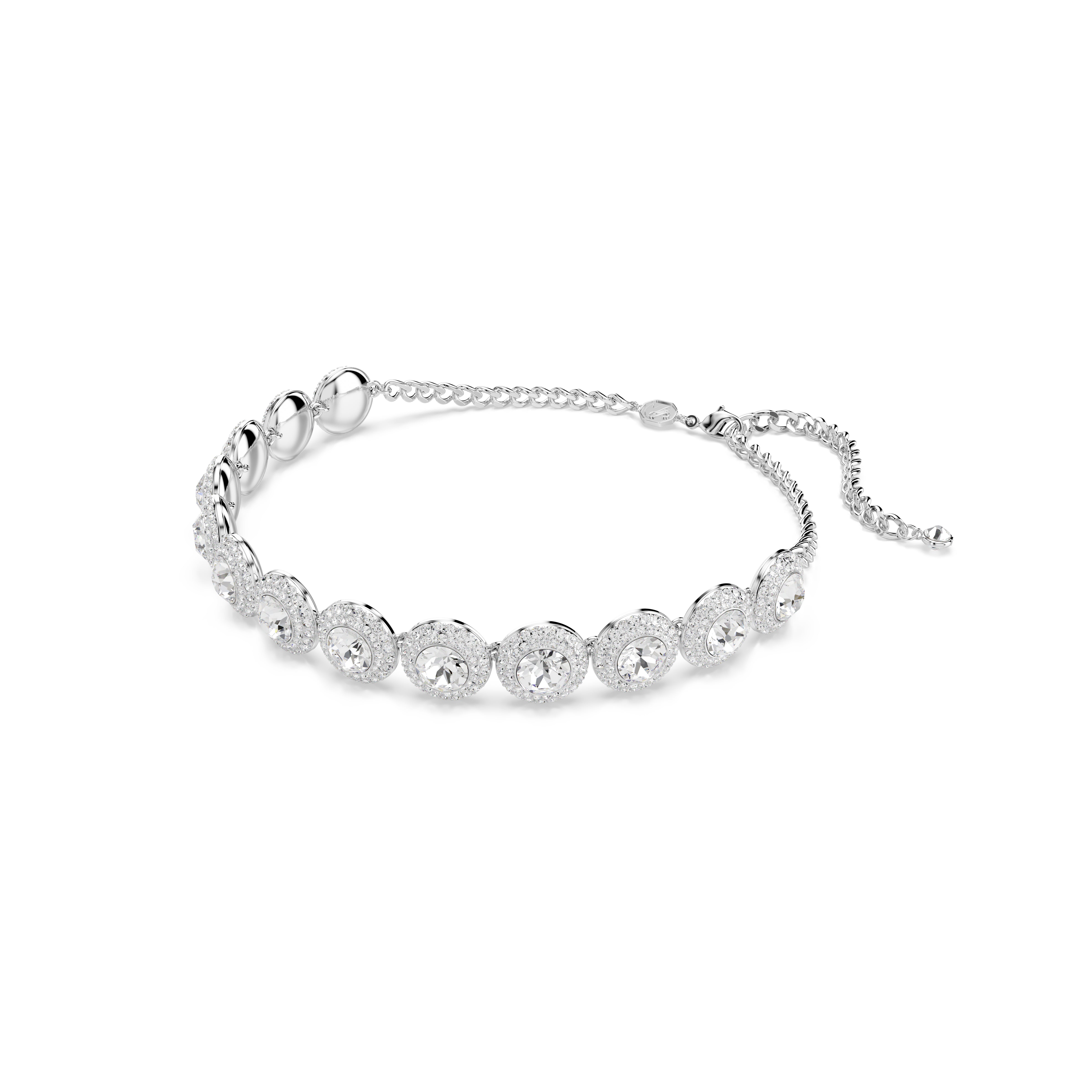 Una Angelic Gerdanlik, Beyaz, Rodyum Kaplama