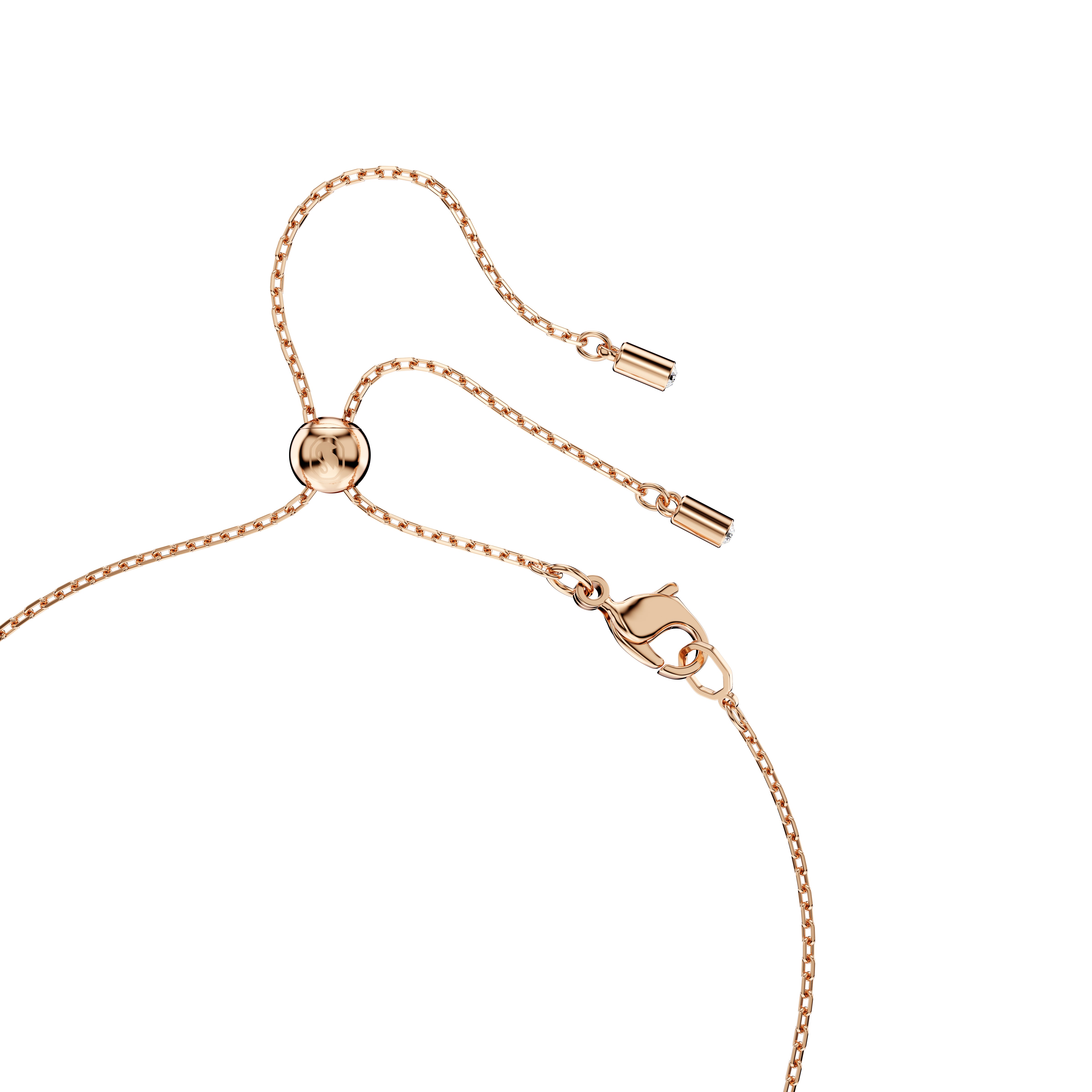 Mesmera Set, Armut Kesim, Yuvarlak Kesim, Beyaz, Pembe Altin Rengi Kaplama