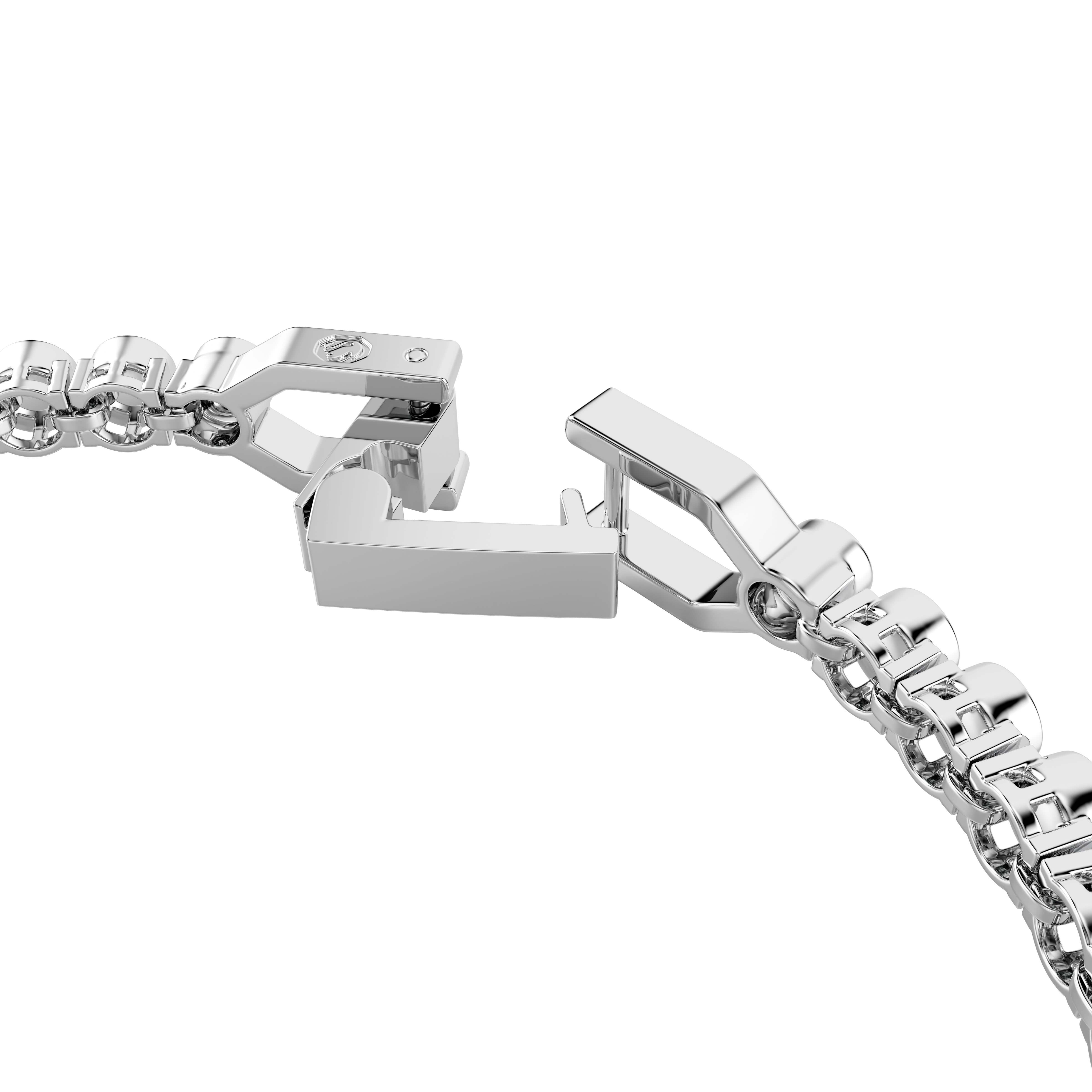 Imber Emily Tennis Bileklik, Yuvarlak Kesim, Mavi, Rodyum Kaplama