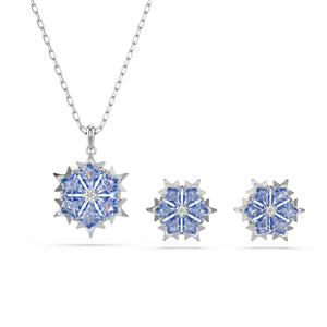 Magic Set, Kar Tanesi, Mavi, Rodyum Kaplama