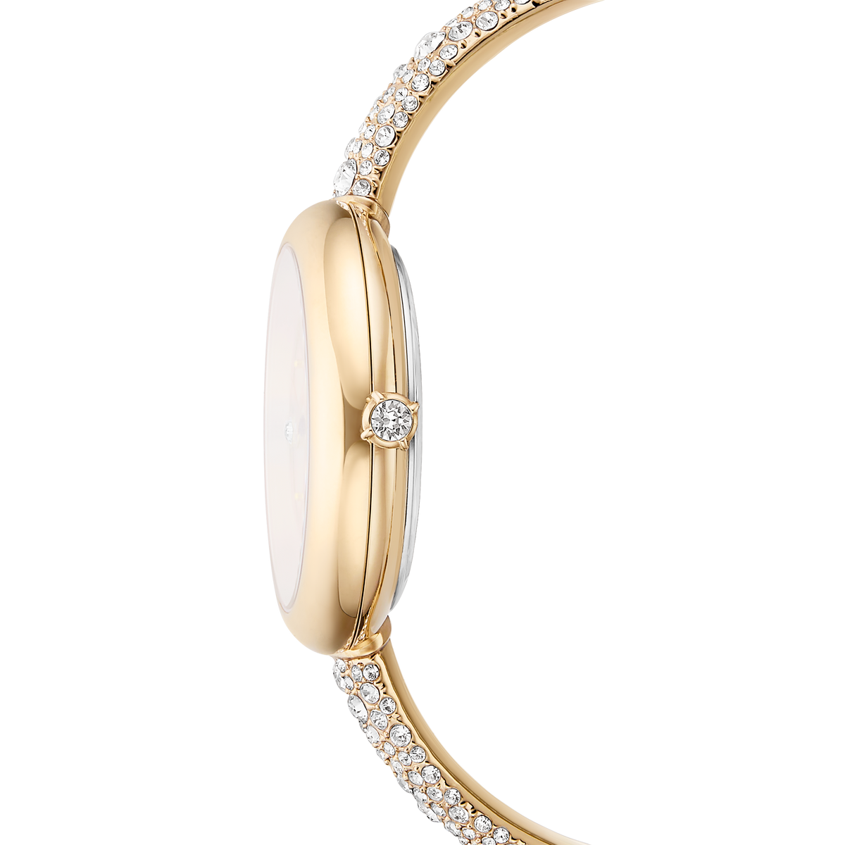 Sublima Bangle Saat, İsviçre Üretimi, Metal Bileklik, Altın Rengi, Şampanya Altın Rengi Yüzey