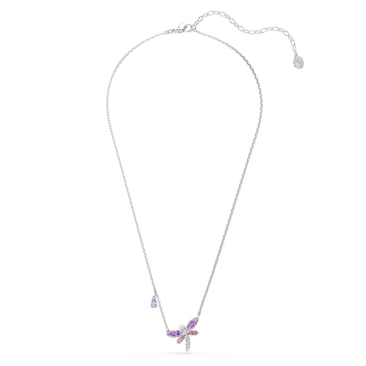 Ariana Grande x Swarovski Kolye, Karışık Kesim, Yusufçuk, Çok Renkli, Rodyum Kaplama