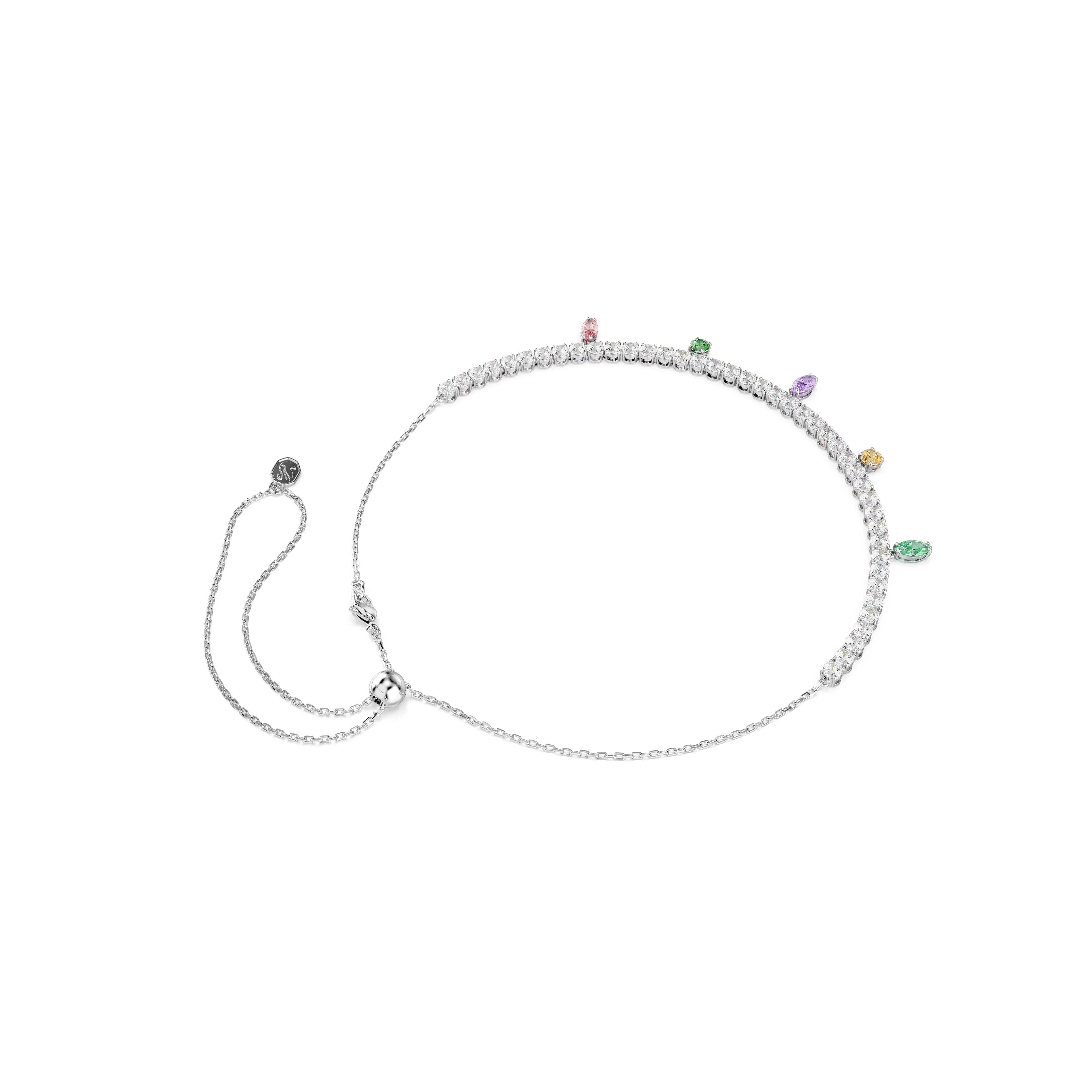 Ariana Grande x Swarovski Kolye, Karışık Kesim, Çok Renkli, Rodyum Kaplama