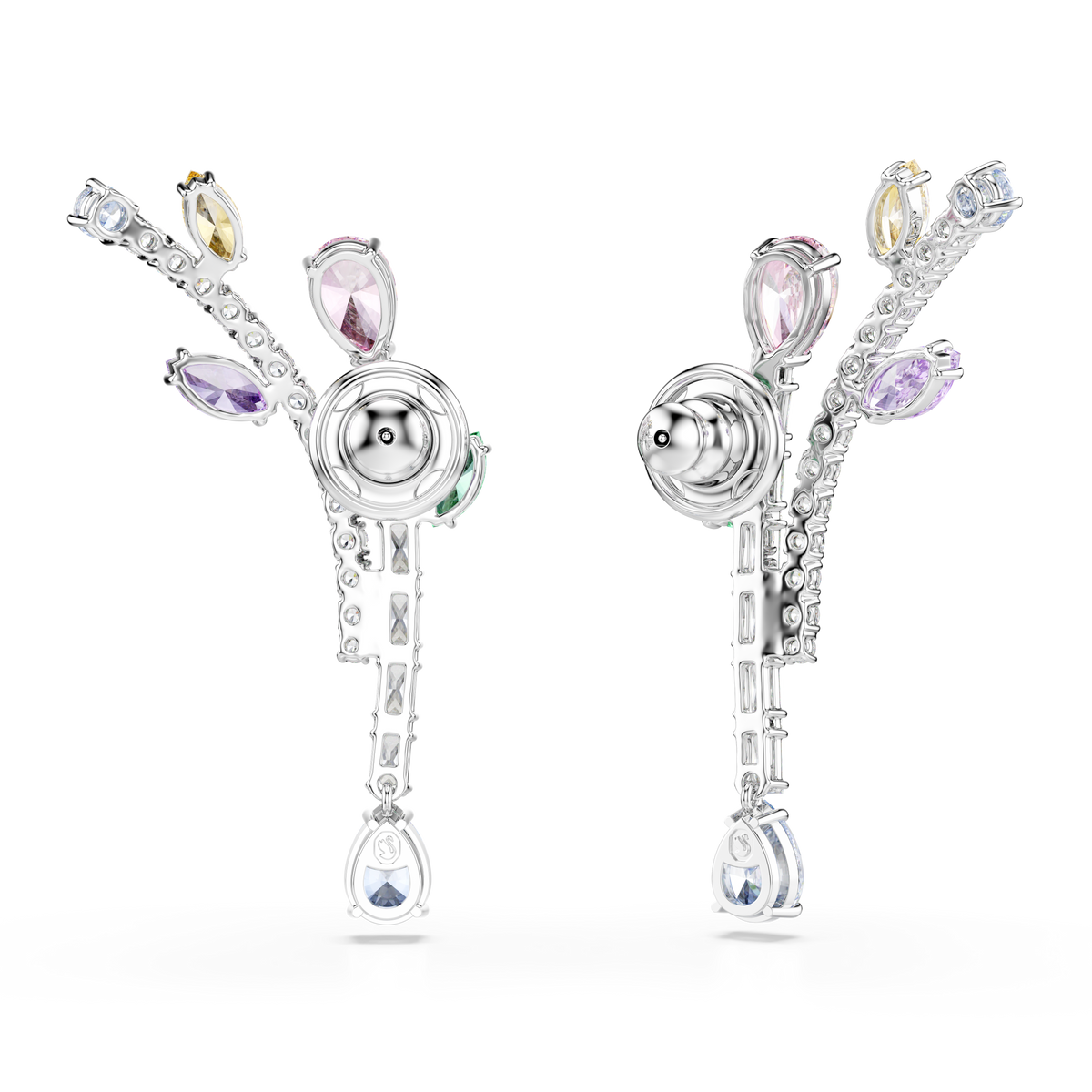Ariana Grande x Swarovski Damla Küpe, Karışık Kesim, Çok Renkli, Rodyum Kaplama