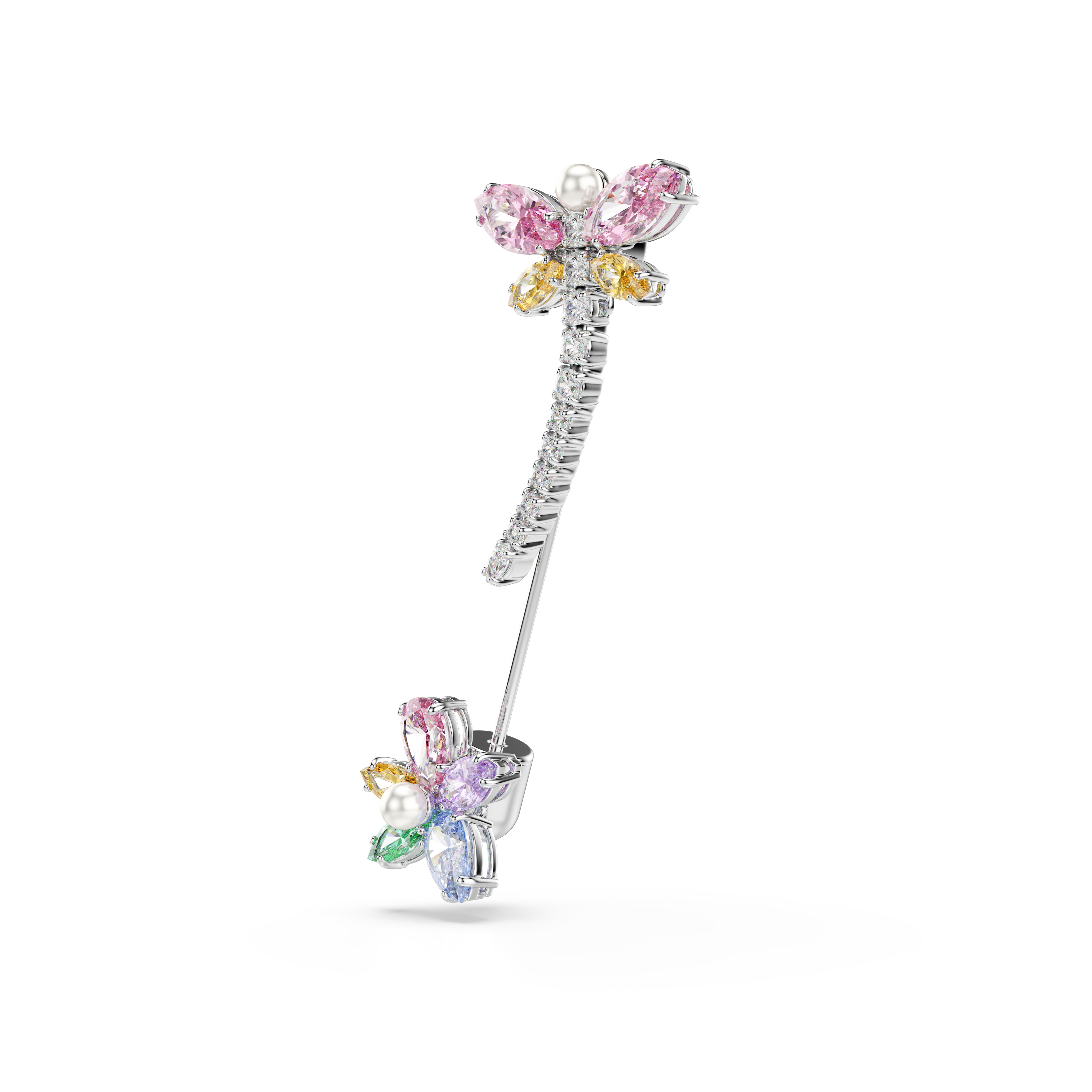 Ariana Grande x Swarovski Broş, Karışık Kesim, Yusufçuk, Çok Renkli, Rodyum Kaplama