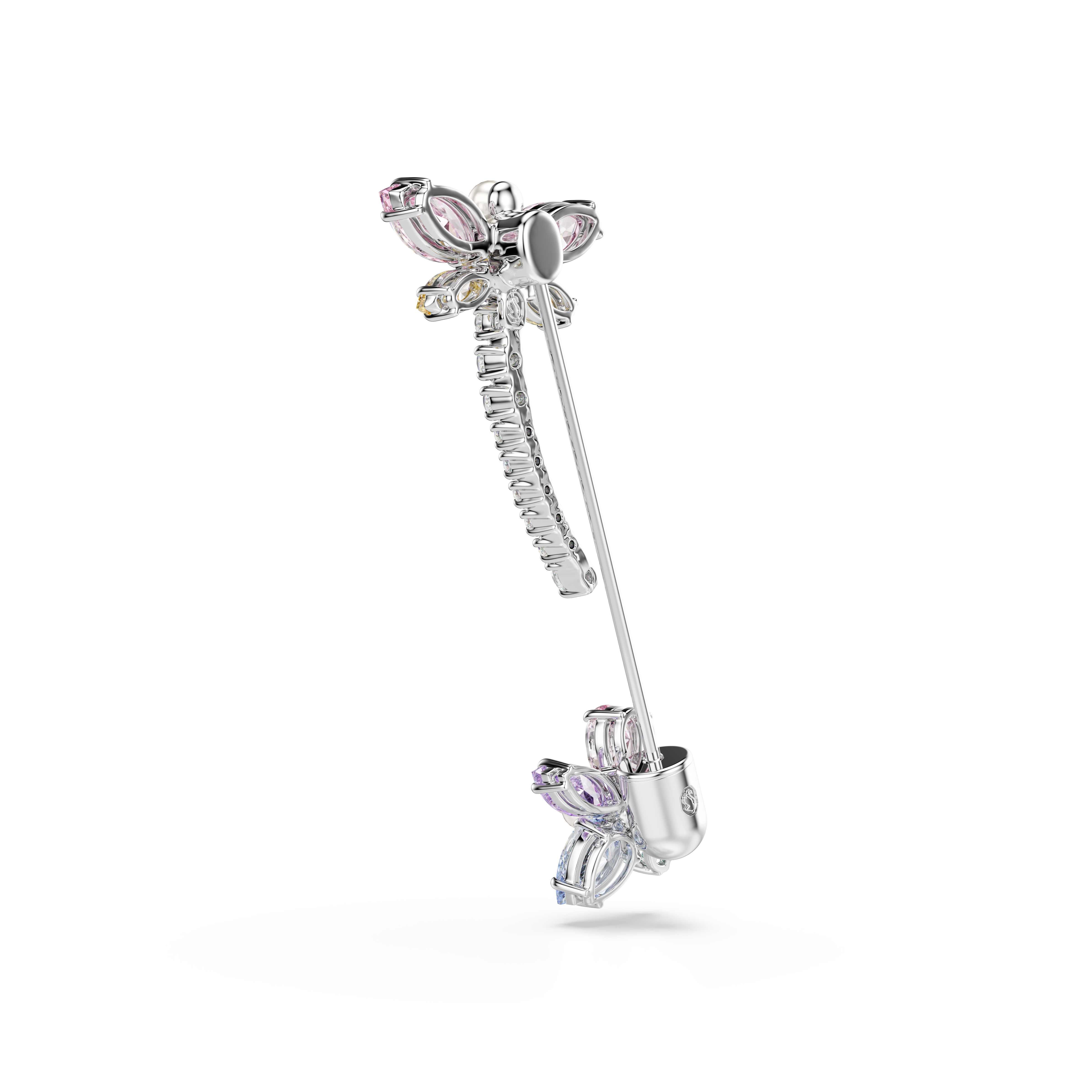 Ariana Grande x Swarovski Broş, Karışık Kesim, Yusufçuk, Çok Renkli, Rodyum Kaplama