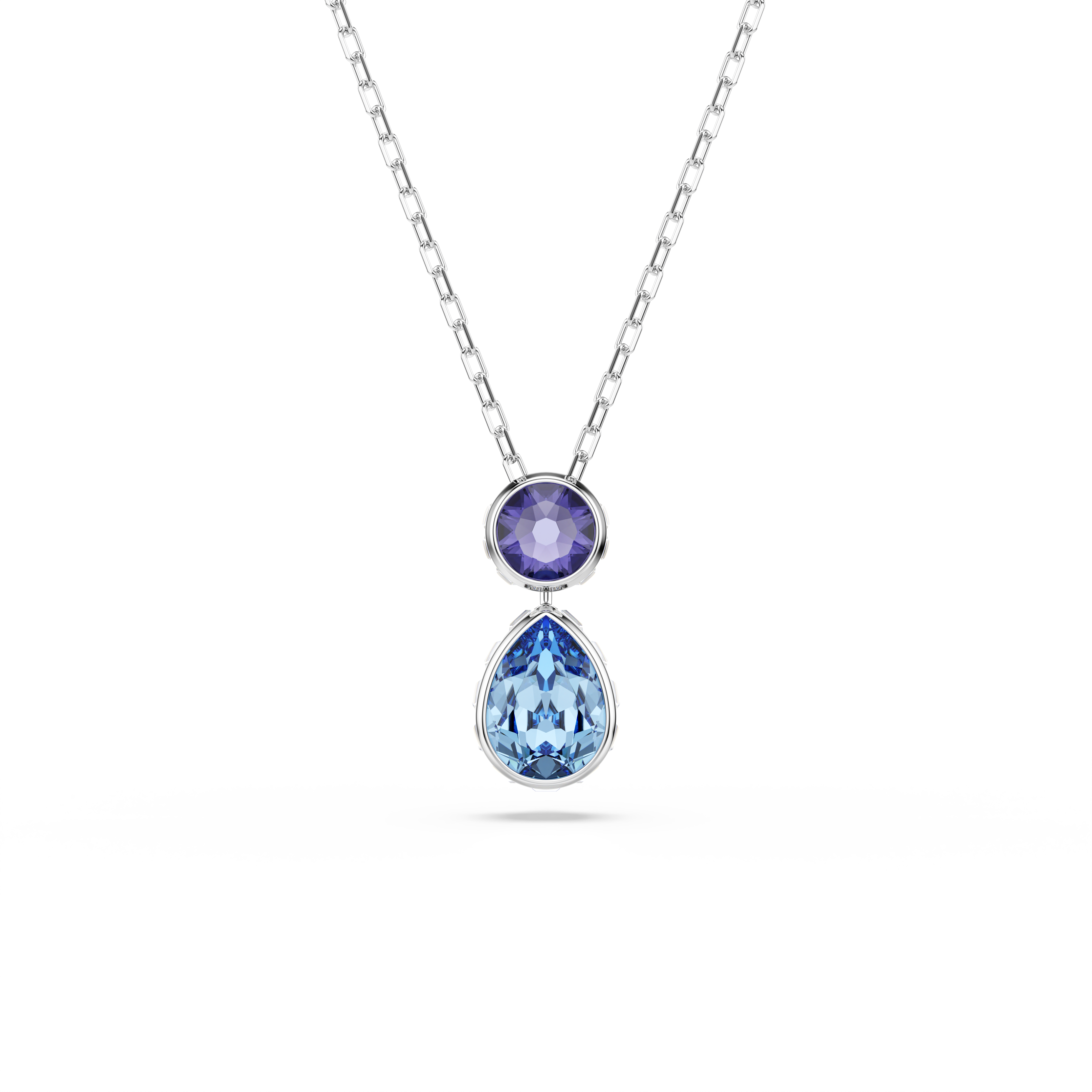 Chroma Kolye, Karişik Kesim, Çok Renkli, Rodyum Kaplama