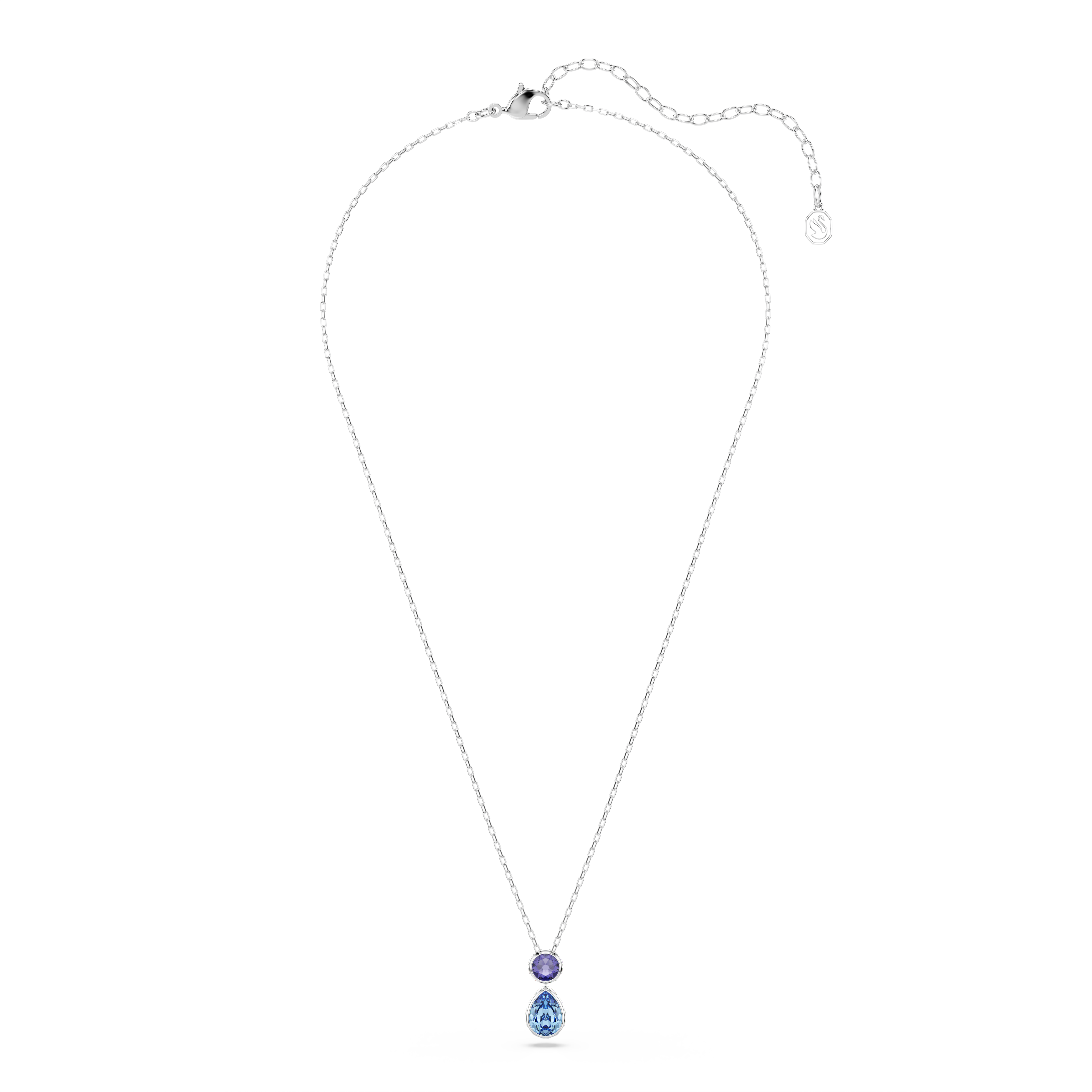 Chroma Kolye, Karişik Kesim, Çok Renkli, Rodyum Kaplama