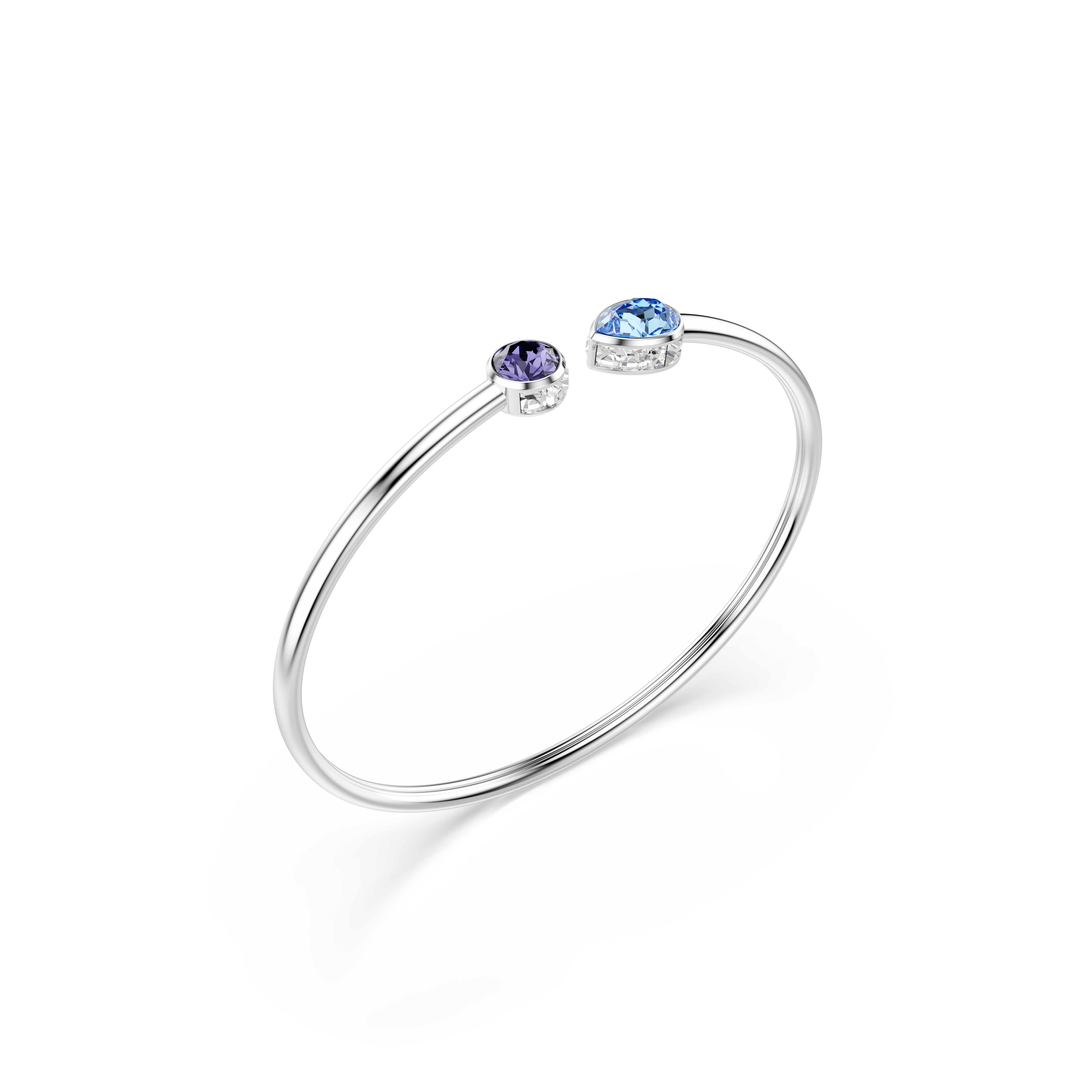 Chroma Bangle Bileklik, Karışık Kesim, Çok Renkli, Rodyum Kaplama
