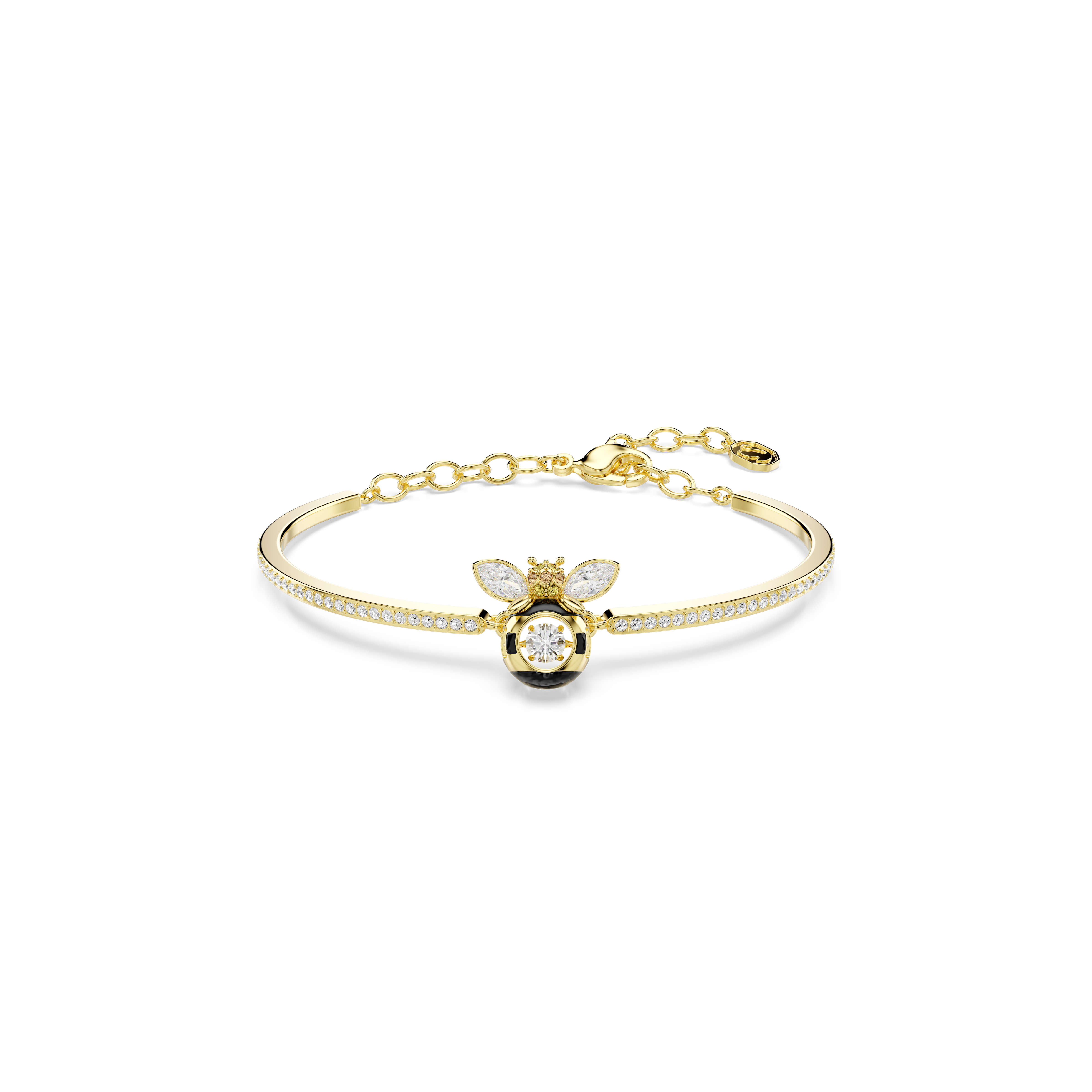Idyllia Bangle Bileklik, Karışık Kesim, Arı, Çok Renkli, Sarı Altın Rengi Kaplama