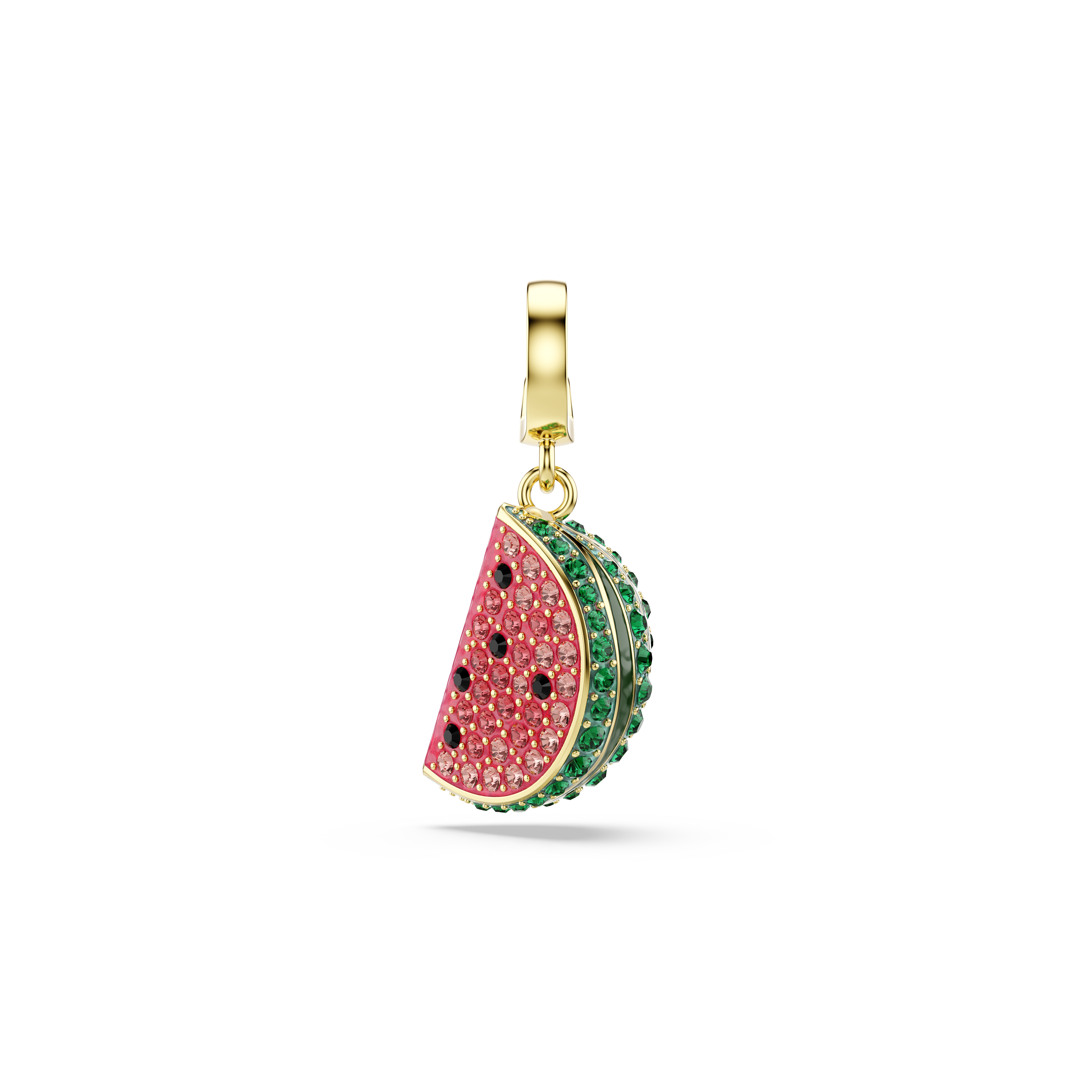 Idyllia Charm, Karışık Kesim, Karpuz, Çok Renkli, Sarı Altın Rengi Kaplama