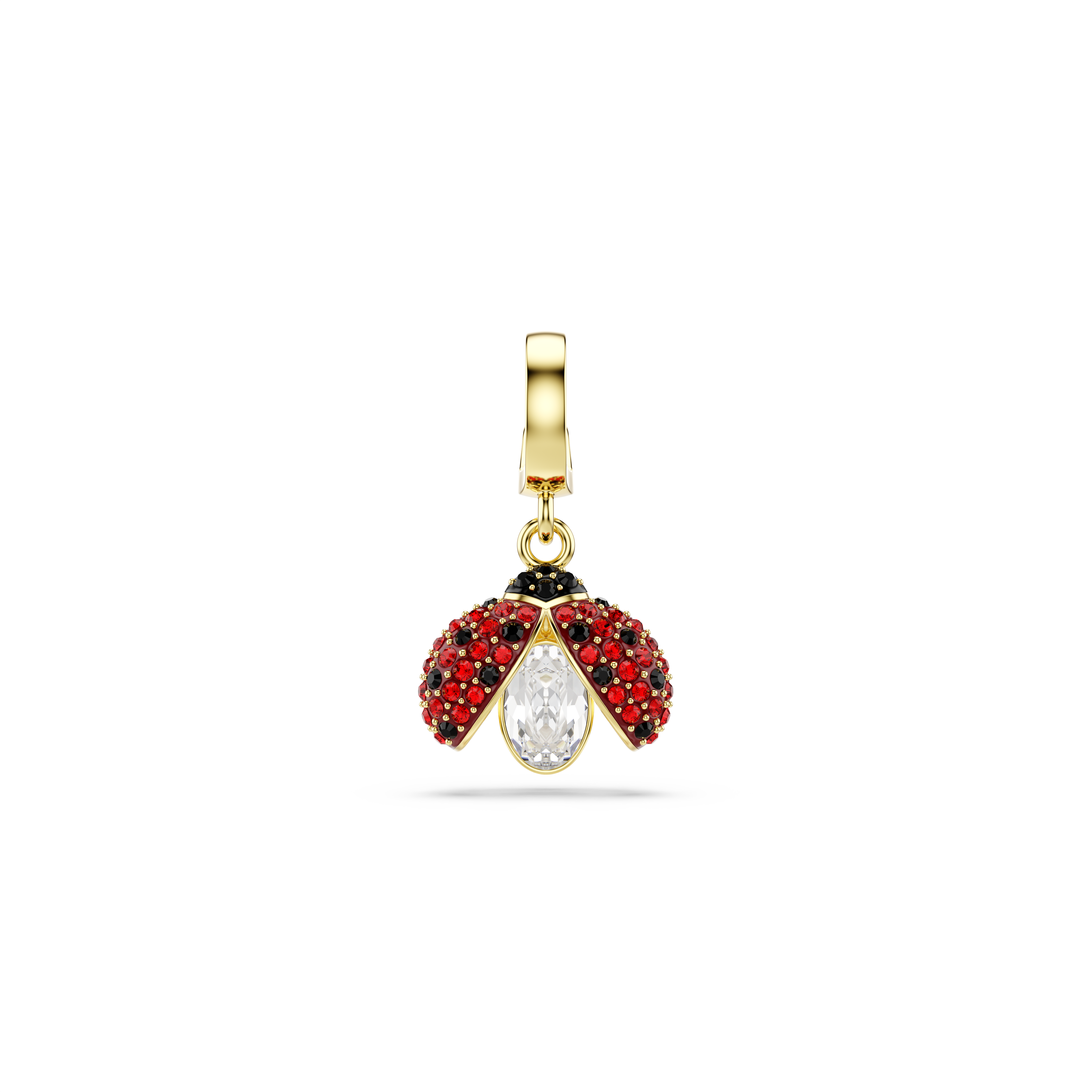 Idyllia Charm, Karışık Kesim, Uğur Böceği, Kırmızı, Sarı Altın Rengi Kaplama
