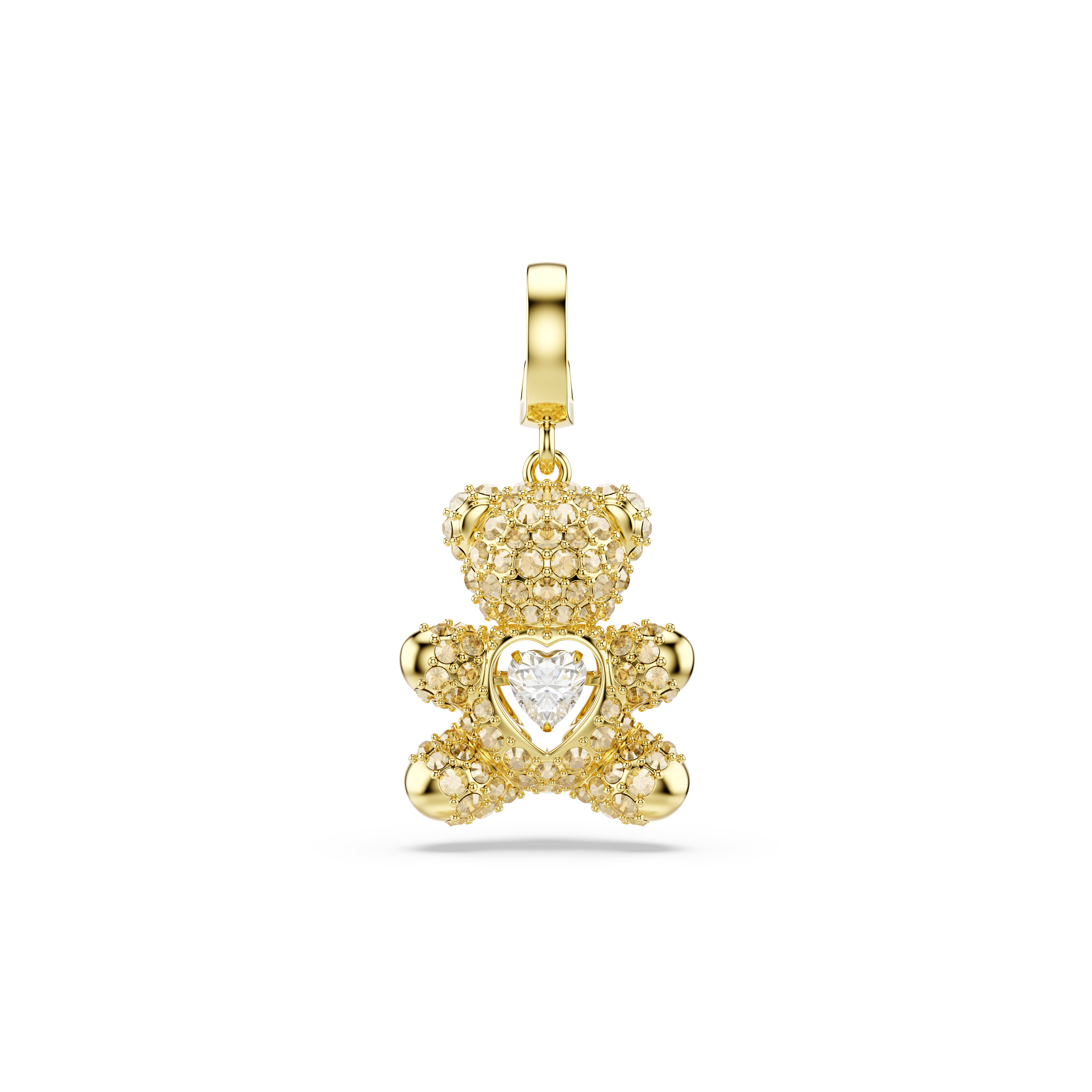 Idyllia Charm, Karışık Kesim,Ayıcık, Sarı, Altın Rengi Kaplama