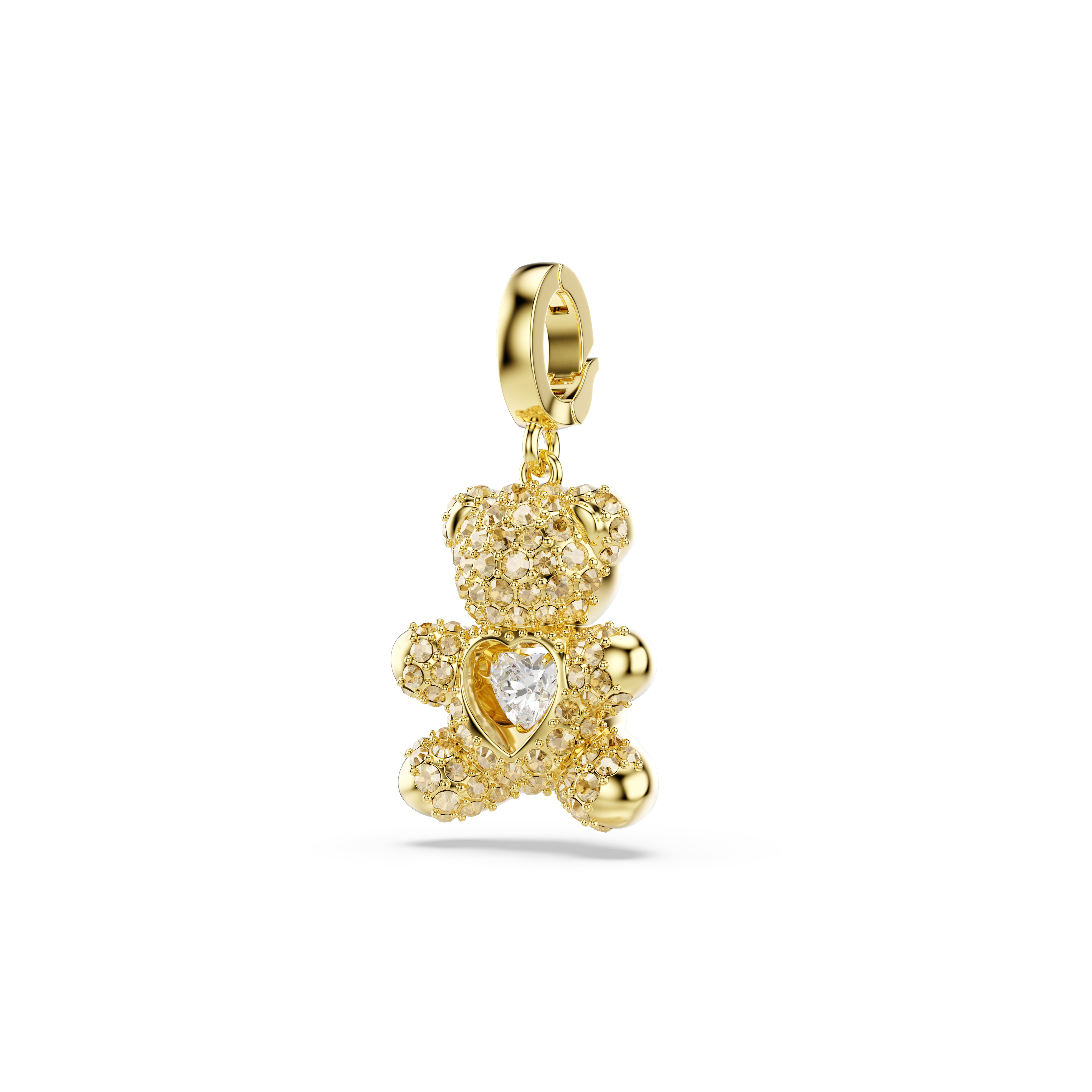 Idyllia Charm, Karışık Kesim,Ayıcık, Sarı, Altın Rengi Kaplama