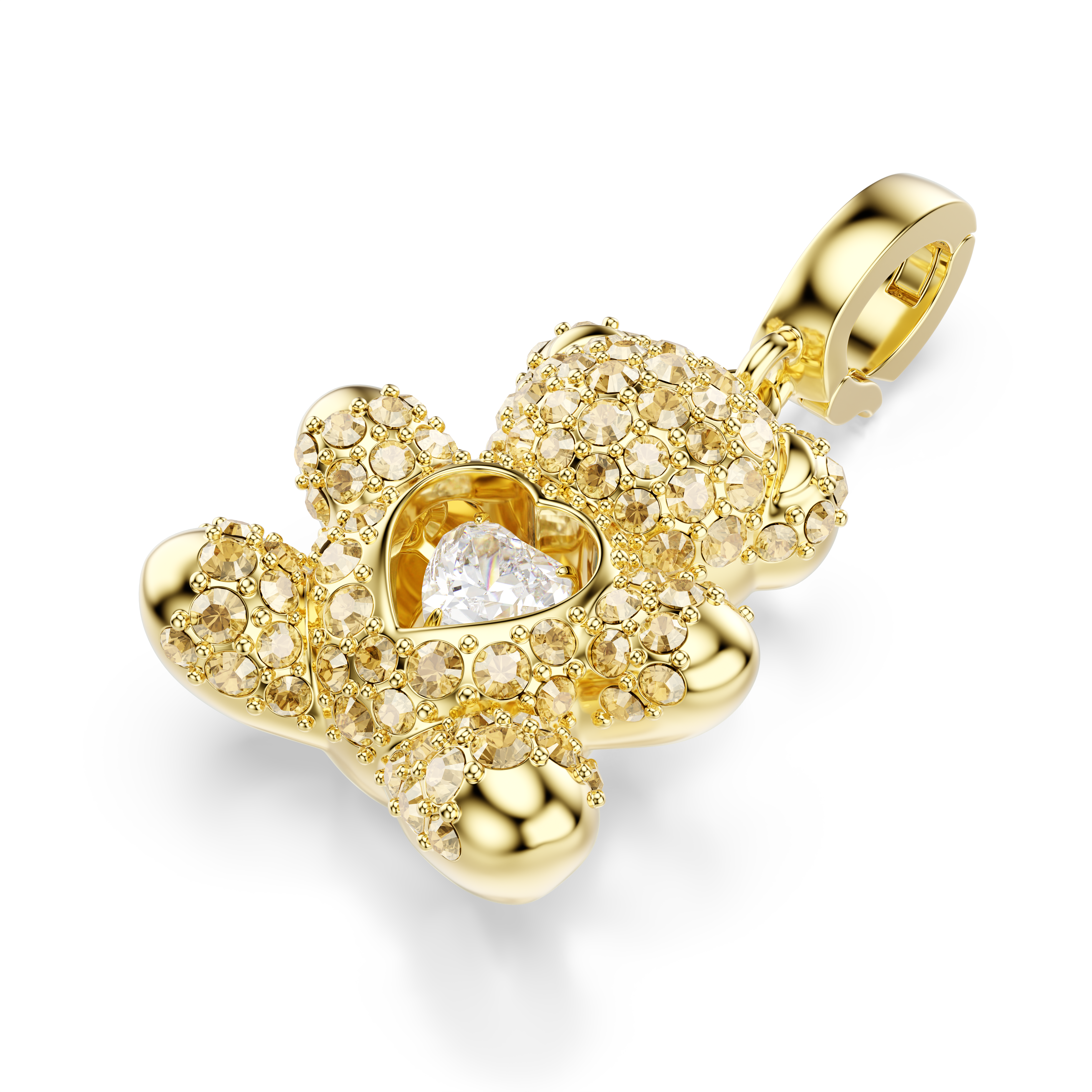 Idyllia Charm, Karışık Kesim,Ayıcık, Sarı, Altın Rengi Kaplama