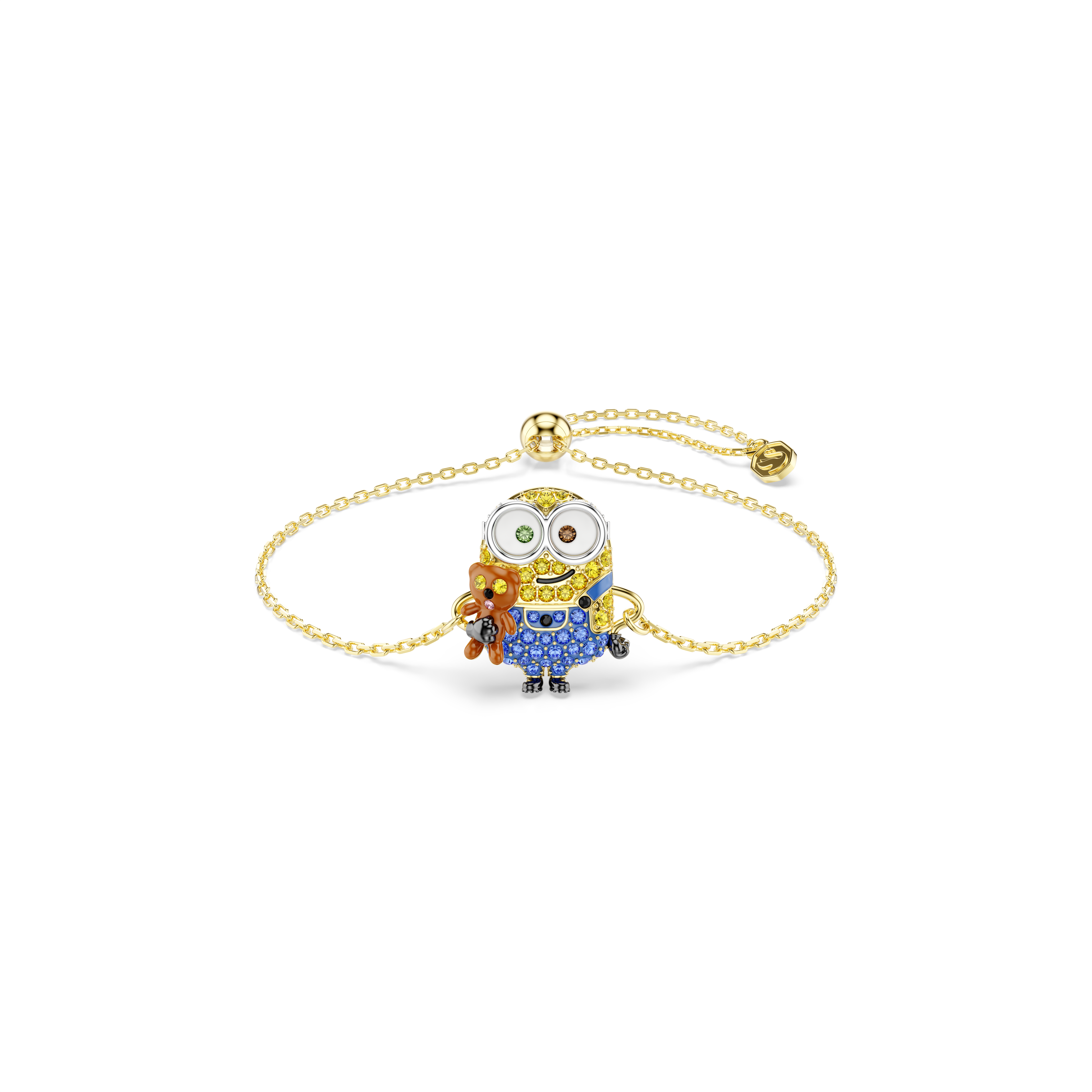 Minions Bob Bileklik,  Çok Renkli, Sarı Altın Rengi Kaplama