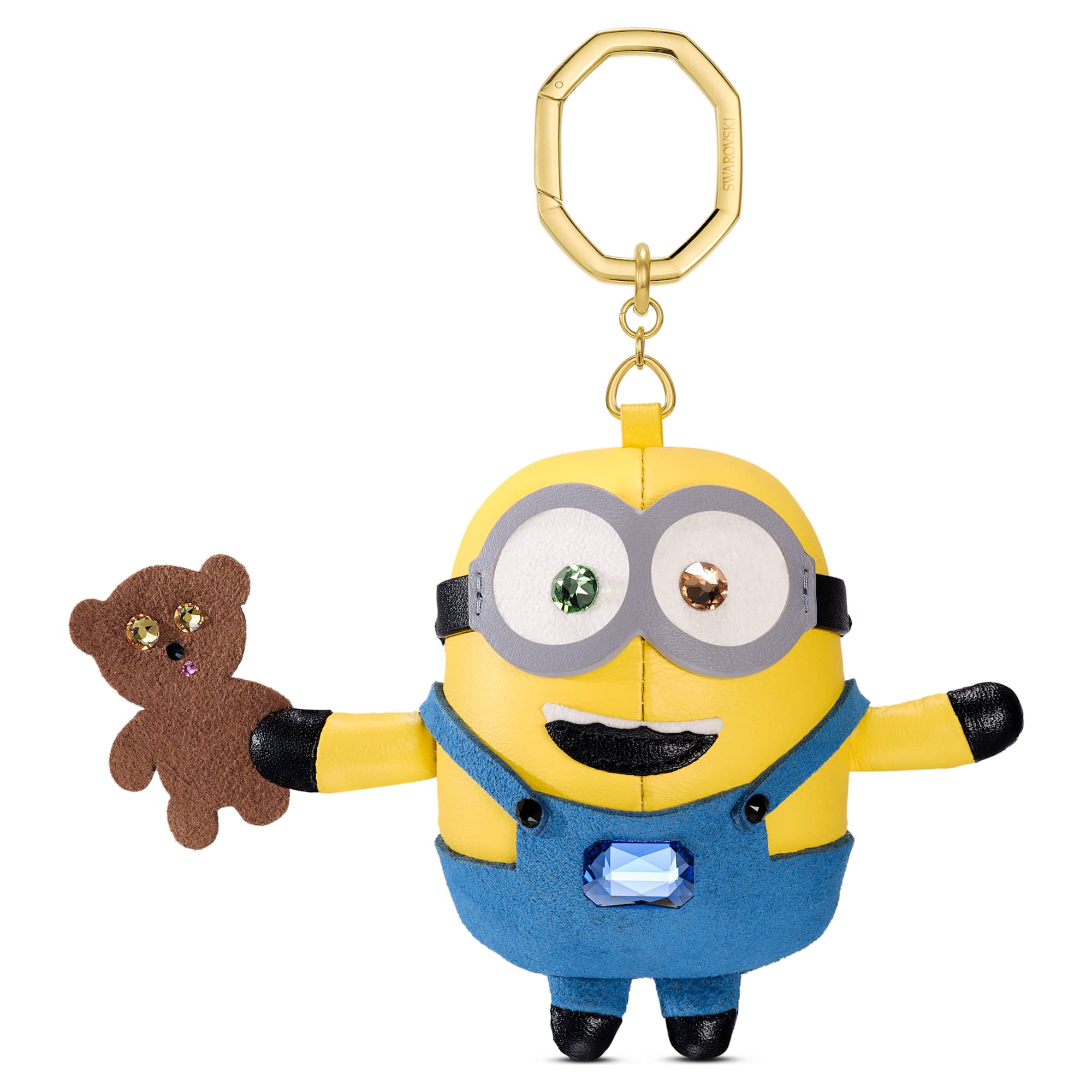 Minions Çanta Charm I, Çok Renkli, Sarı Altın Rengi Kaplama