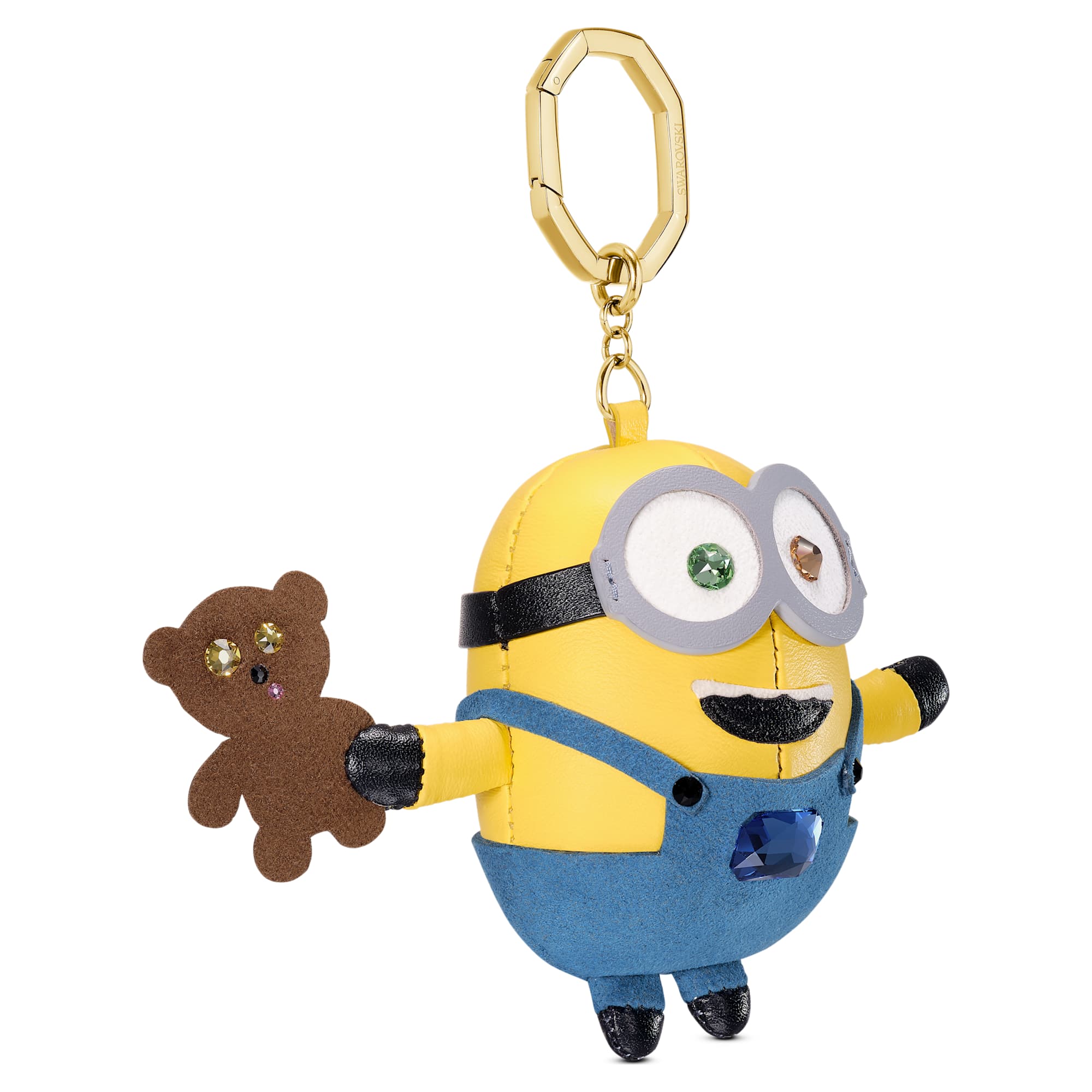 Minions Çanta Charm I, Çok Renkli, Sarı Altın Rengi Kaplama