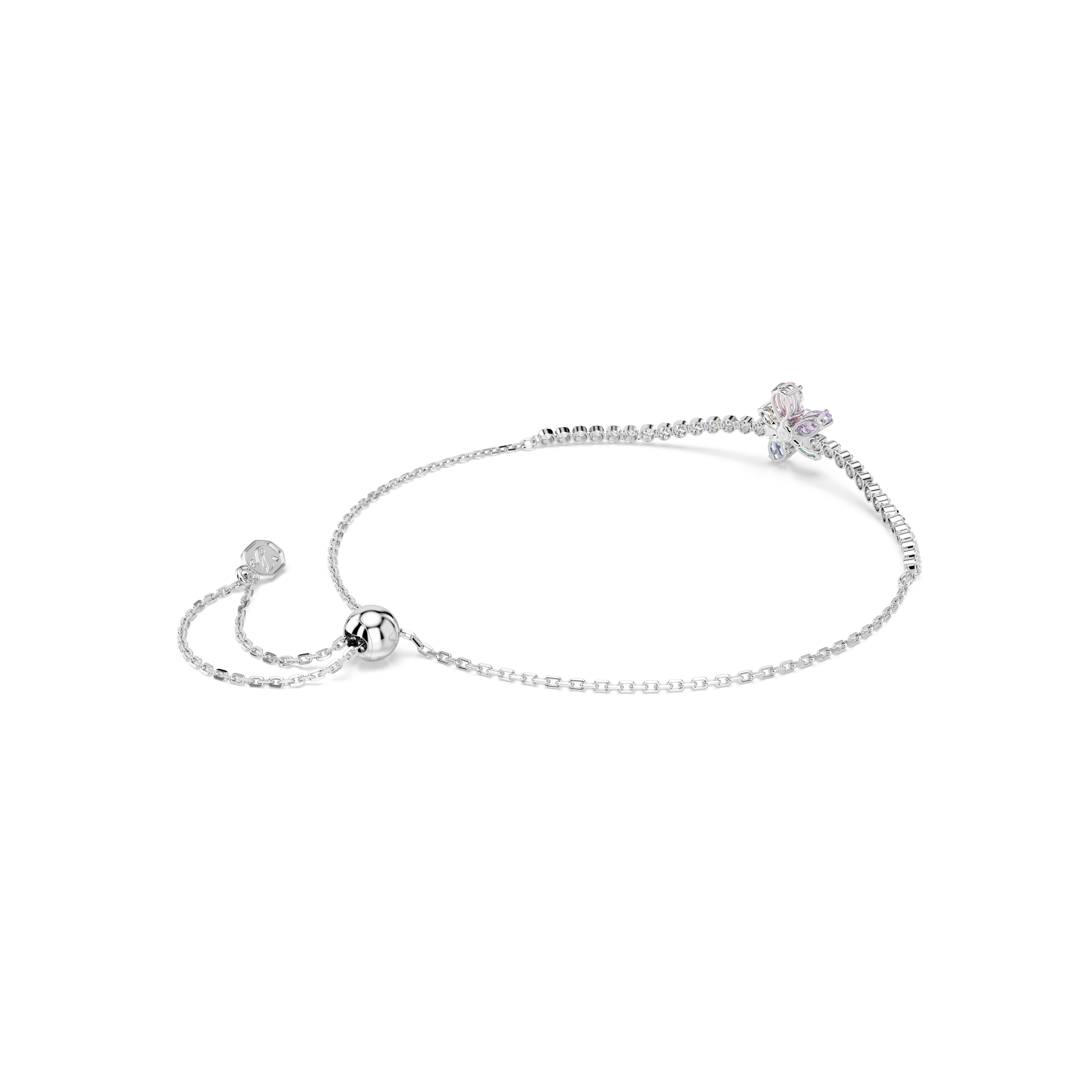 Ariana Grande x Swarovski Bileklik, Karışık Kesim, Çiçek, Çok Renkli, Rodyum Kaplama