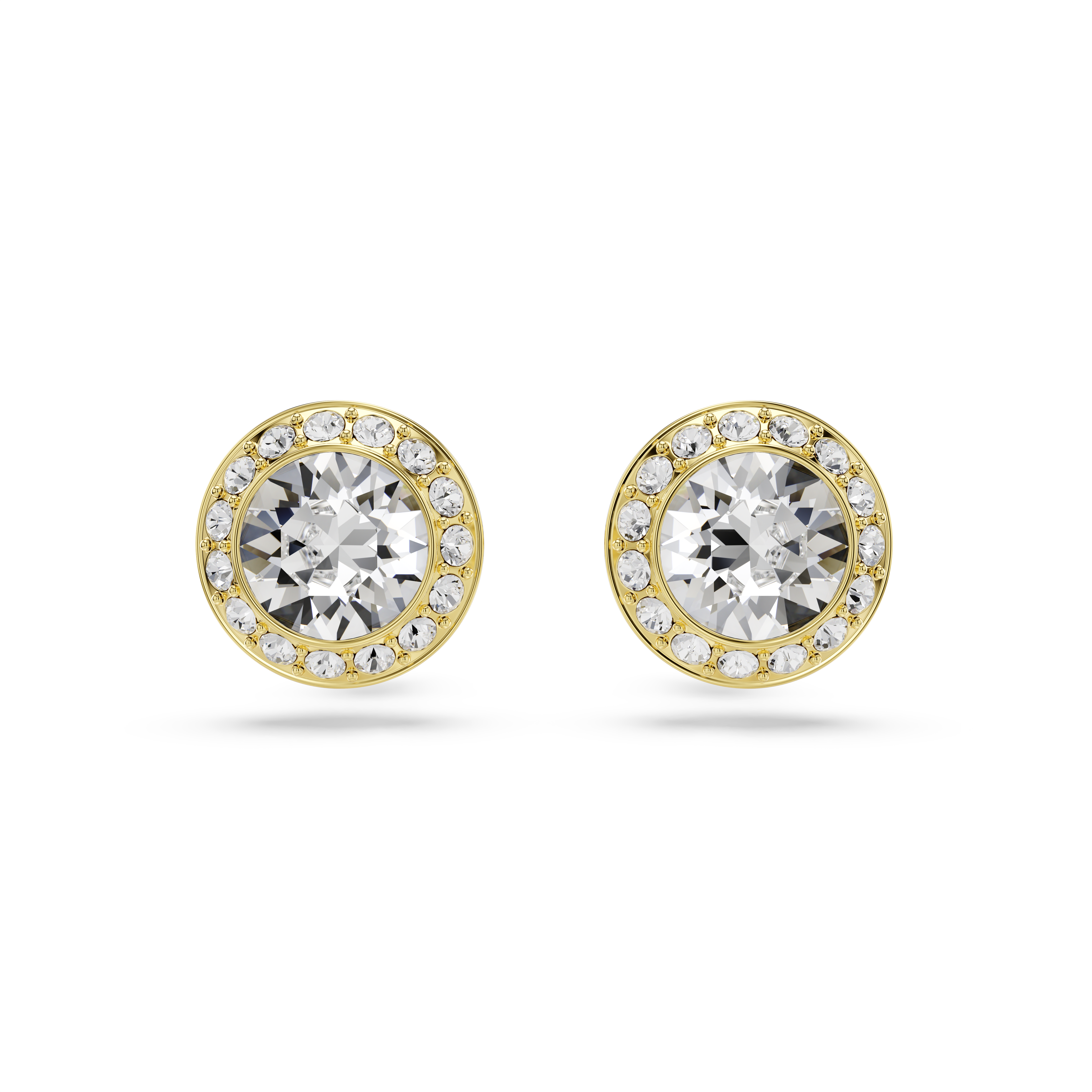 Una Angelic Set, Set (3), Yuvarlak Kesim, Beyaz, Sari Altin Rengi Kaplama