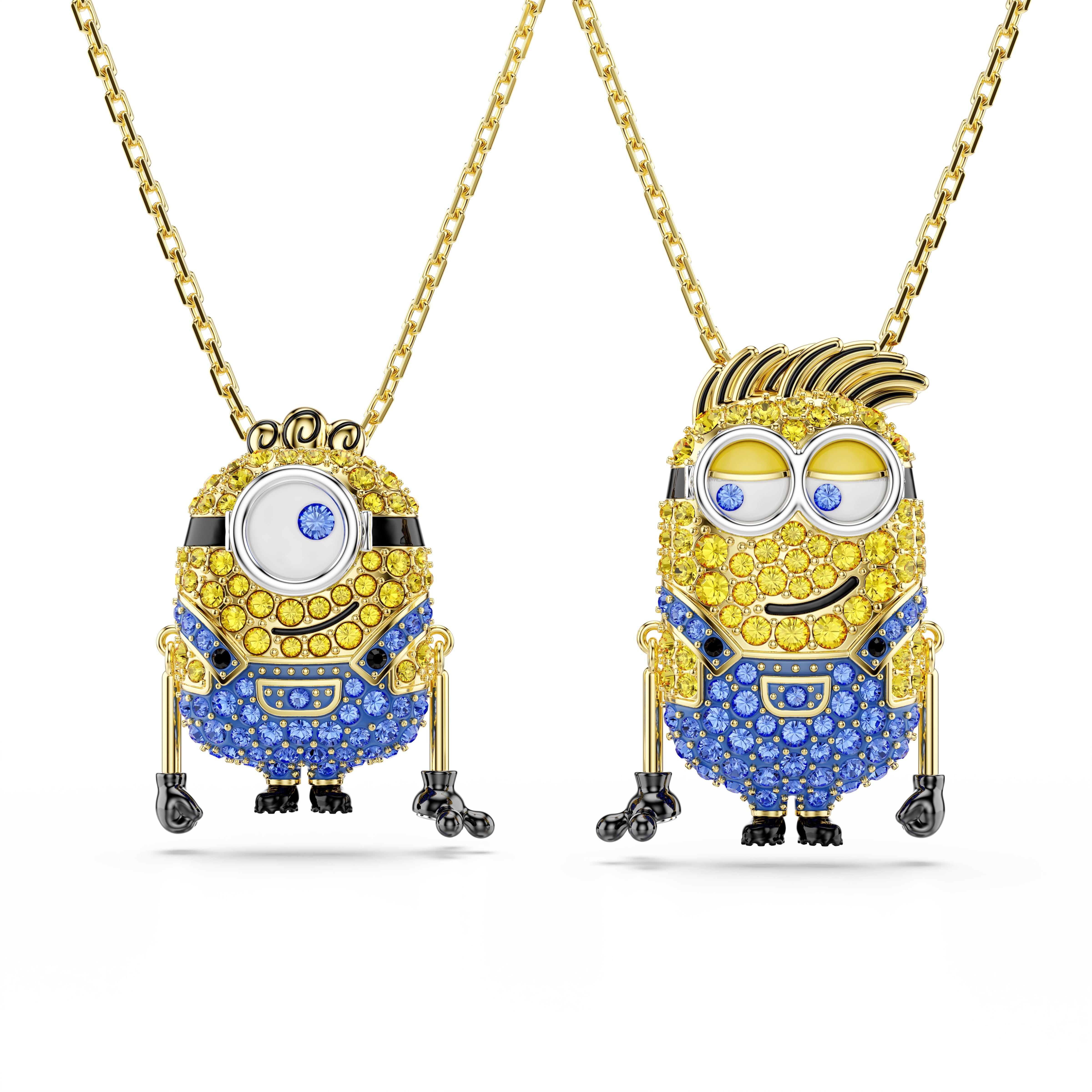 Minions James And Henry Set,  Çok Renkli, Sarı Altın Rengi Kaplama