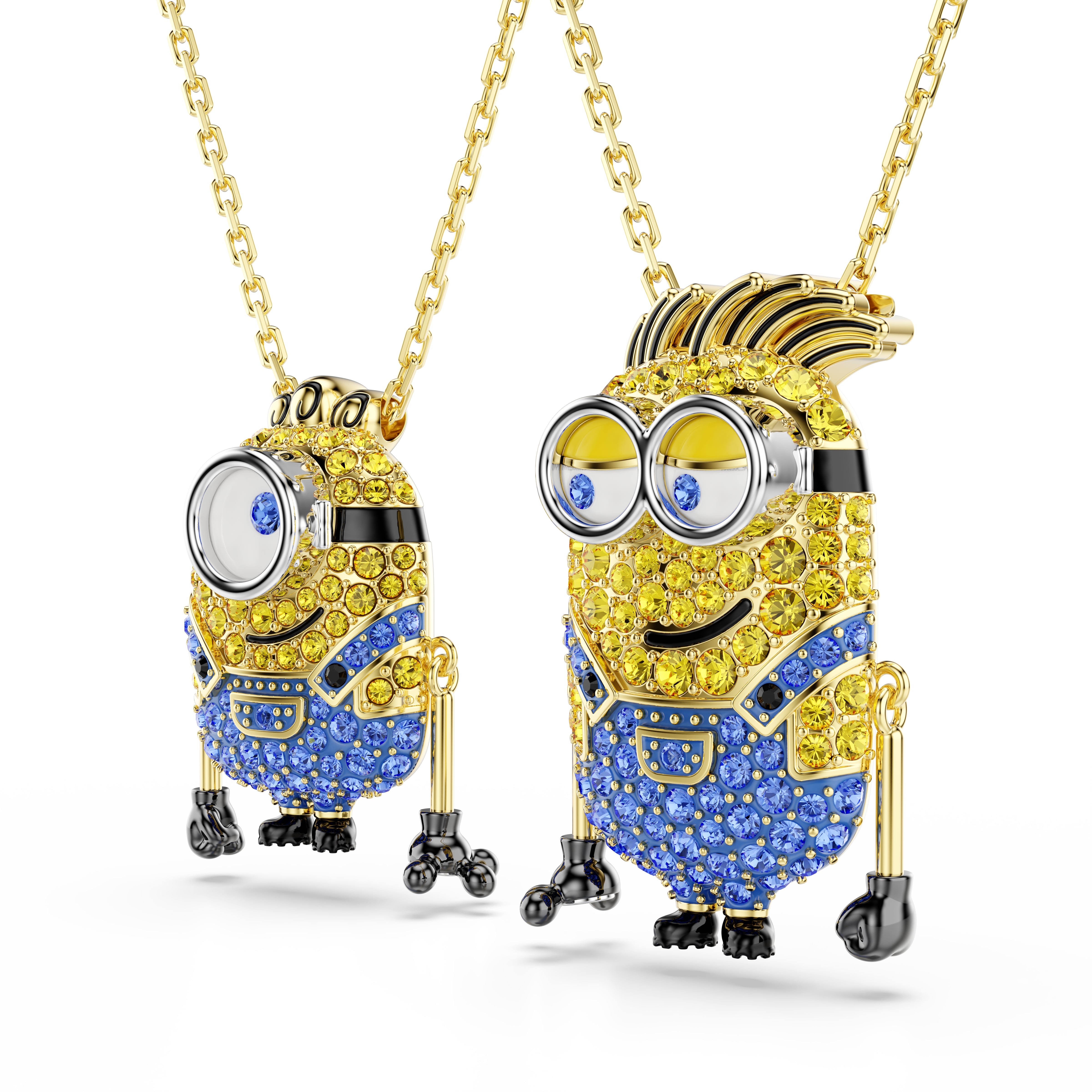 Minions James And Henry Set,  Çok Renkli, Sarı Altın Rengi Kaplama
