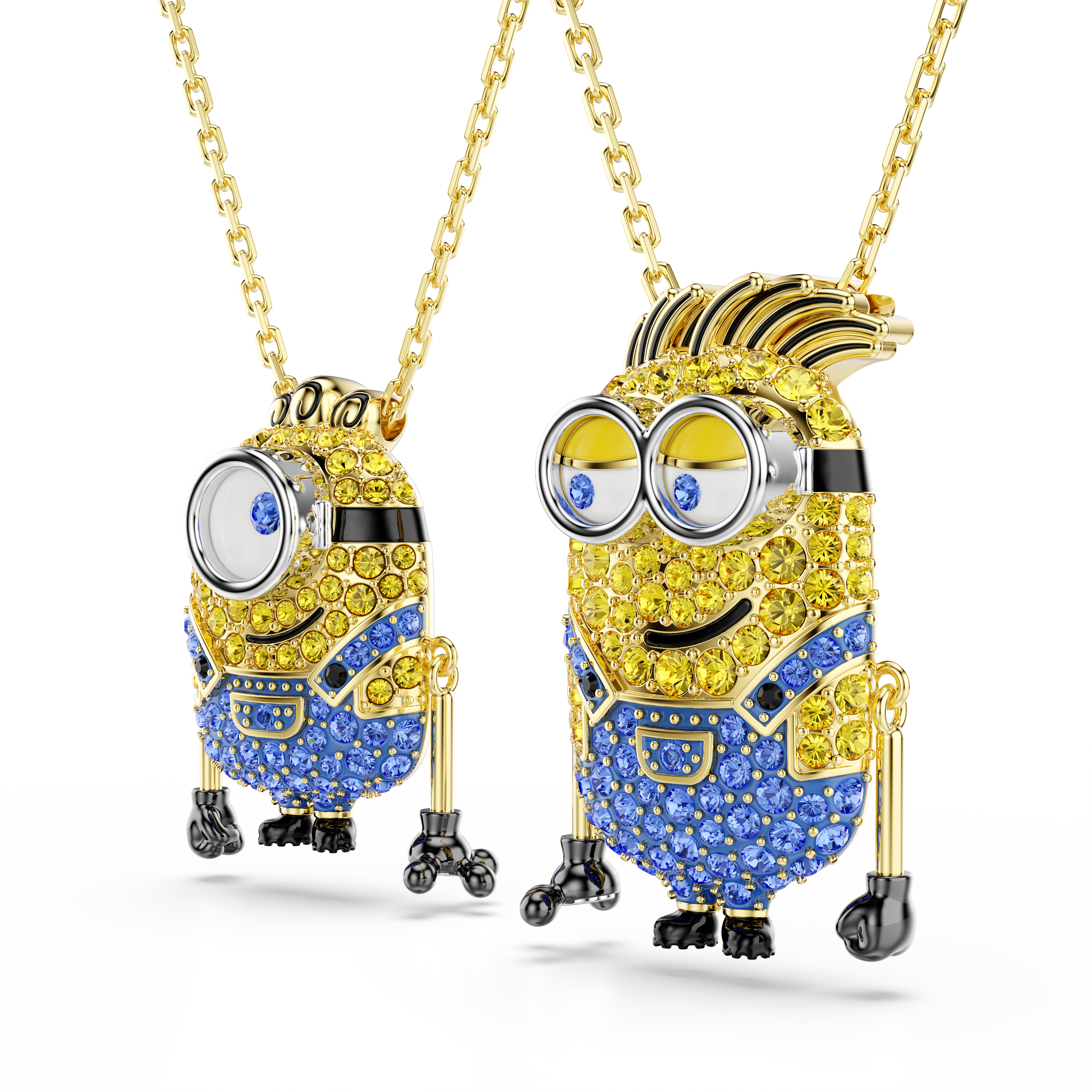 Minions James And Henry Set,  Çok Renkli, Sarı Altın Rengi Kaplama
